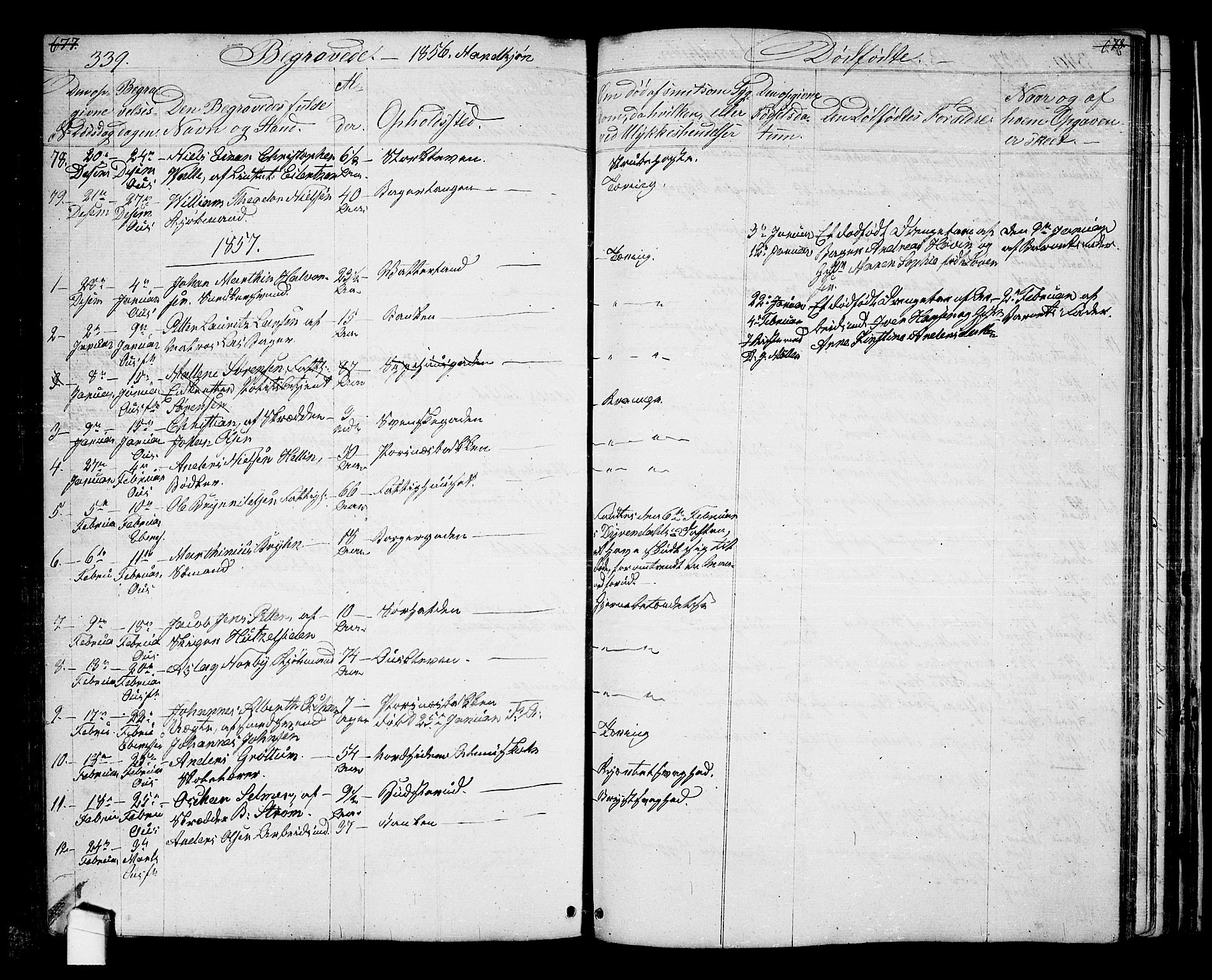 Halden prestekontor Kirkebøker, SAO/A-10909/G/Ga/L0005a: Parish register (copy) no. 5A, 1855-1864, p. 339
