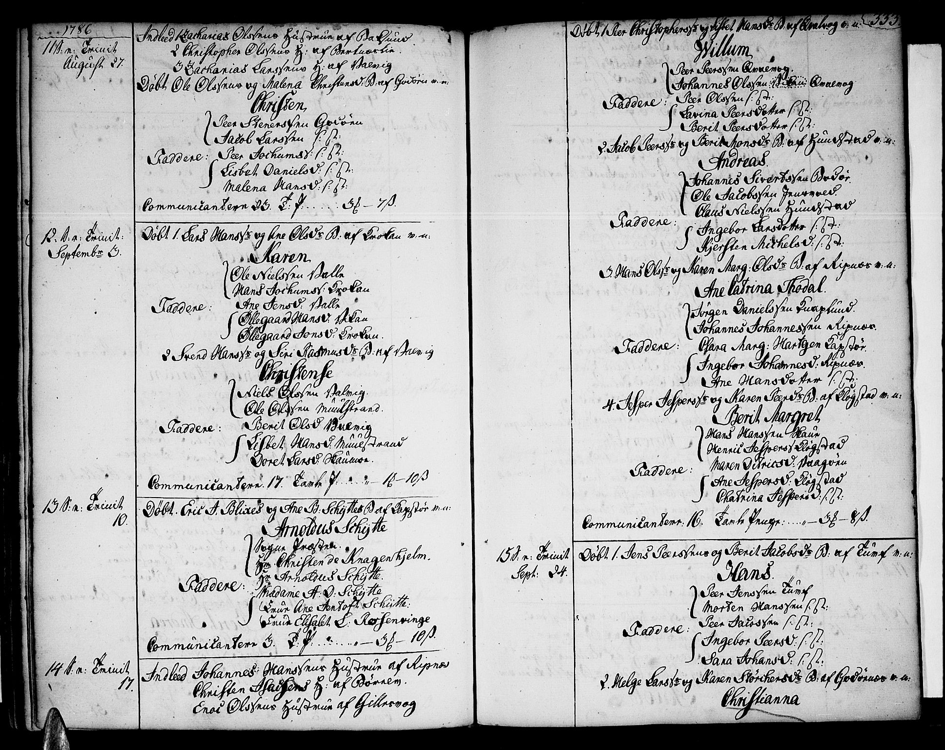 Ministerialprotokoller, klokkerbøker og fødselsregistre - Nordland, AV/SAT-A-1459/801/L0003: Parish register (official) no. 801A03, 1762-1795, p. 333