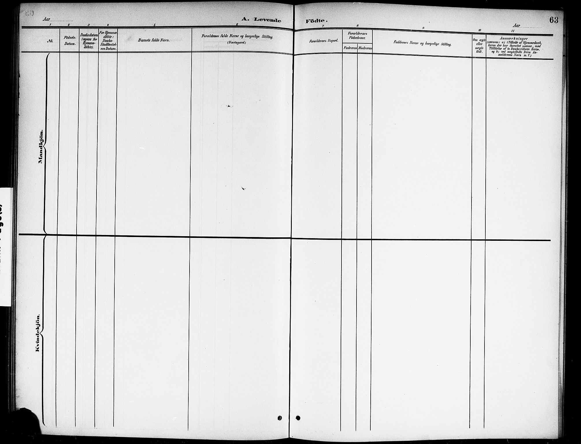 Ås prestekontor Kirkebøker, SAO/A-10894/G/Gb/L0001: Parish register (copy) no. II 1, 1901-1920, p. 63