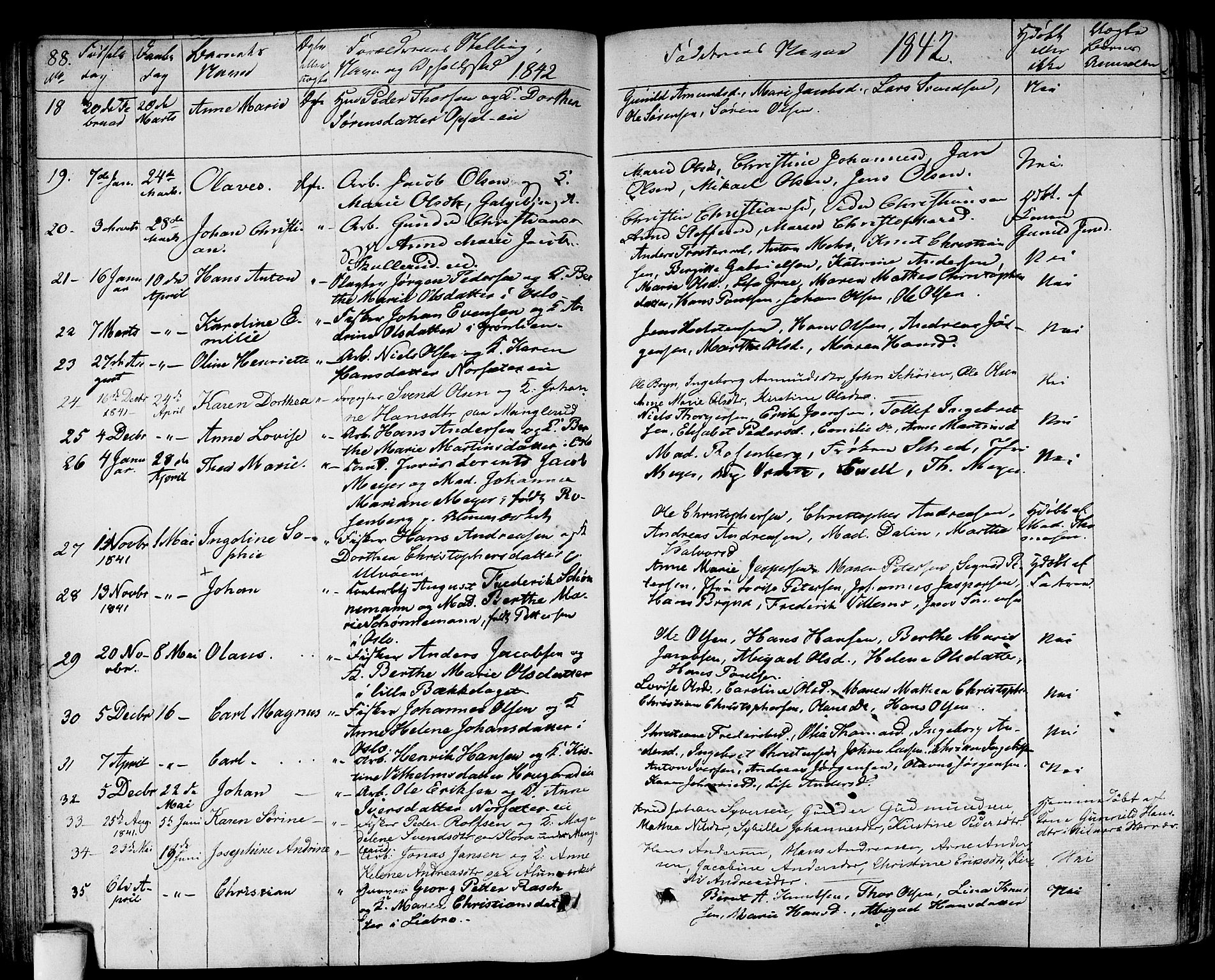 Gamlebyen prestekontor Kirkebøker, AV/SAO-A-10884/F/Fa/L0003: Parish register (official) no. 3, 1829-1849, p. 88