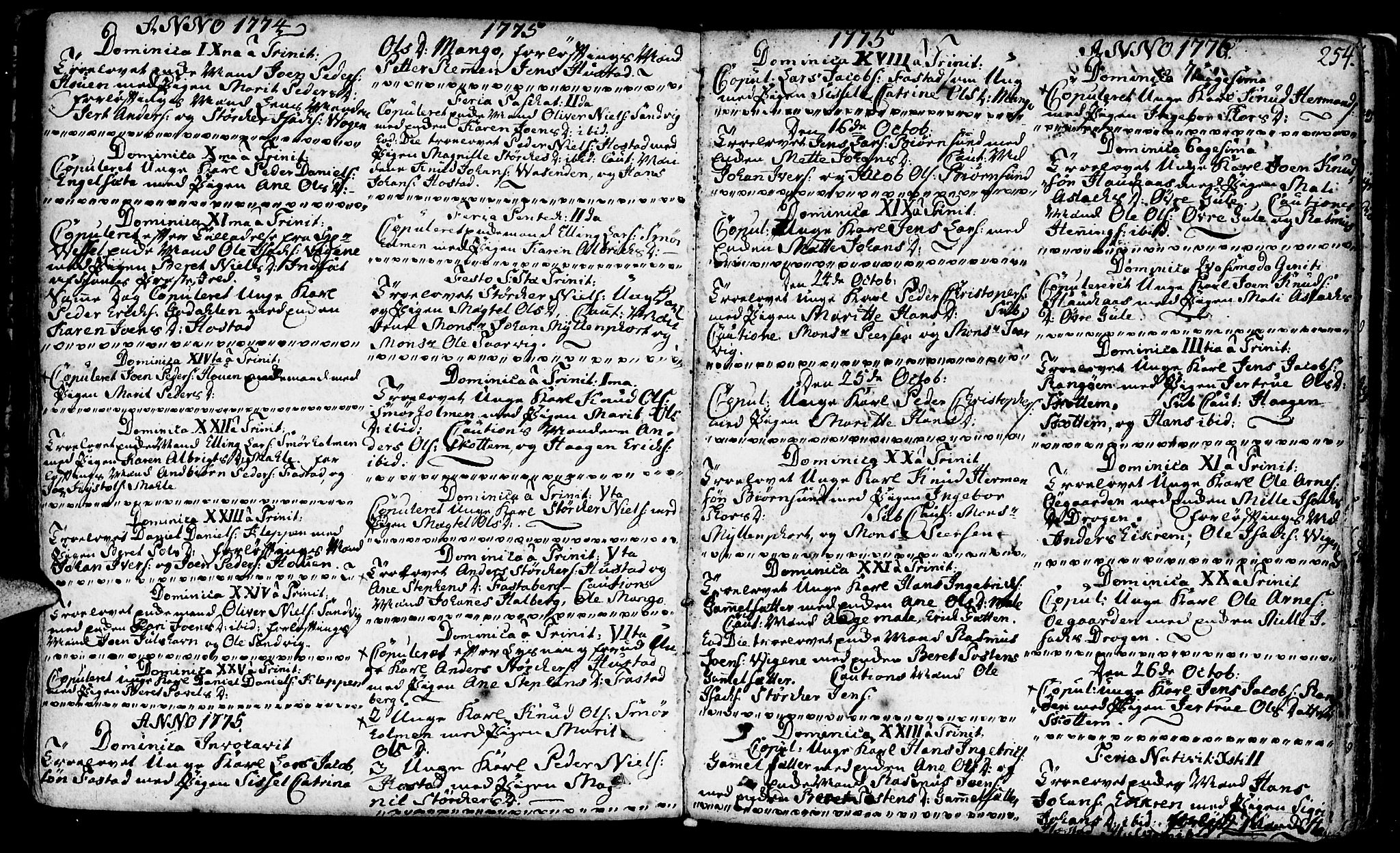 Ministerialprotokoller, klokkerbøker og fødselsregistre - Møre og Romsdal, SAT/A-1454/566/L0761: Parish register (official) no. 566A02 /1, 1767-1817, p. 254