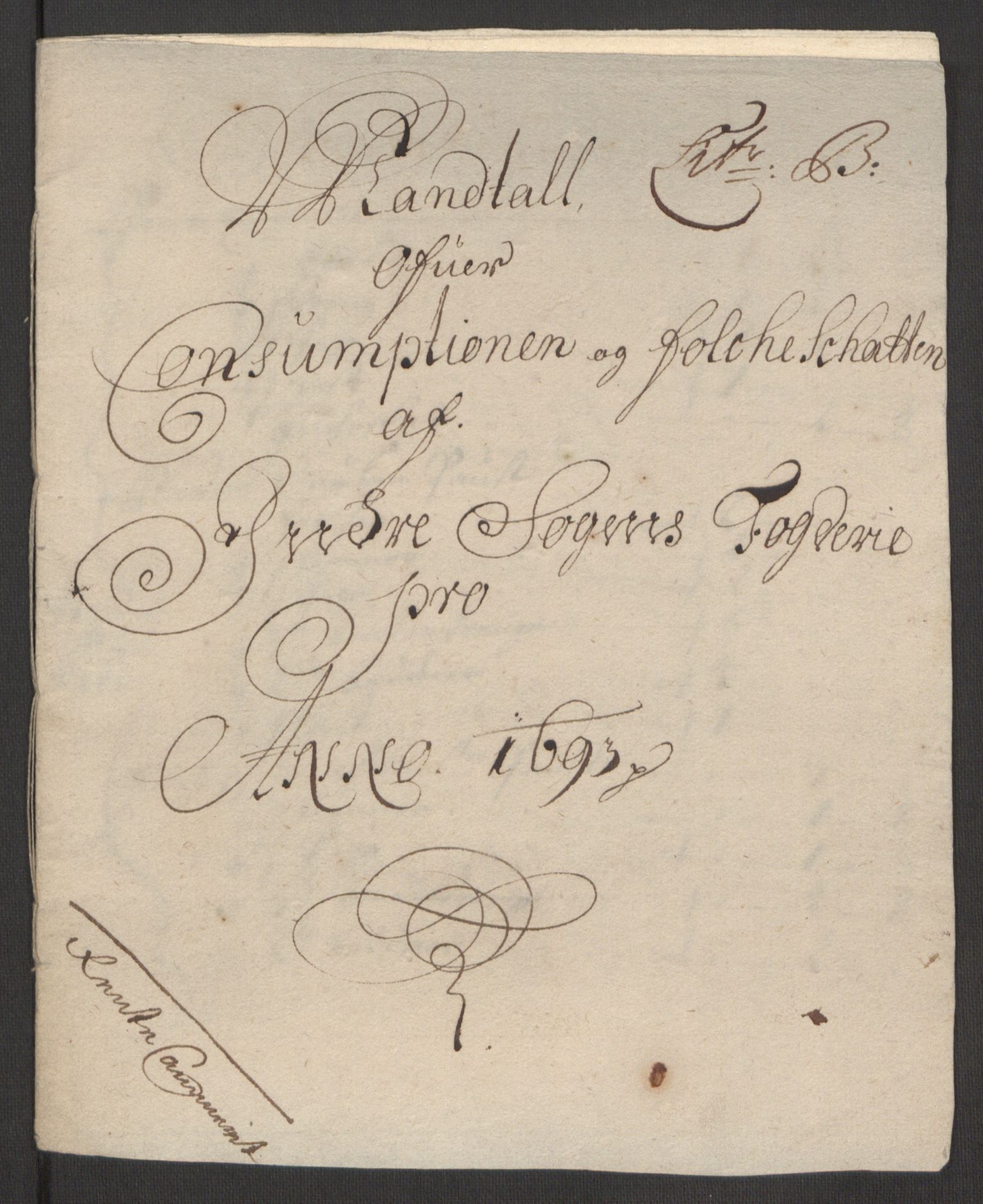 Rentekammeret inntil 1814, Reviderte regnskaper, Fogderegnskap, RA/EA-4092/R52/L3307: Fogderegnskap Sogn, 1693-1694, p. 37