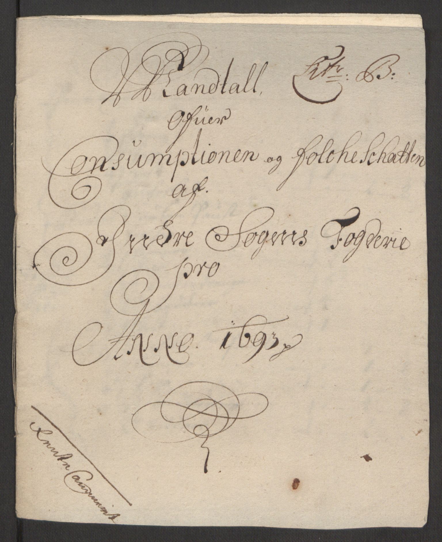 Rentekammeret inntil 1814, Reviderte regnskaper, Fogderegnskap, AV/RA-EA-4092/R52/L3307: Fogderegnskap Sogn, 1693-1694, p. 37