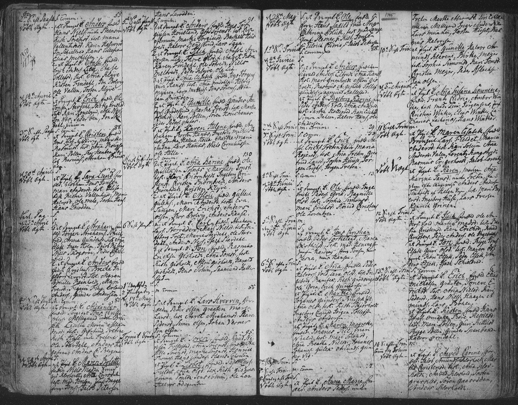 Solum kirkebøker, SAKO/A-306/F/Fa/L0003: Parish register (official) no. I 3, 1761-1814, p. 60-61