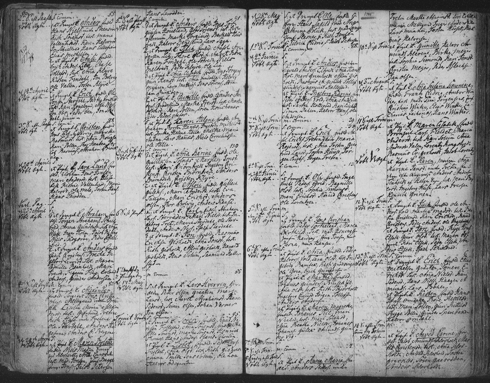 Solum kirkebøker, AV/SAKO-A-306/F/Fa/L0003: Parish register (official) no. I 3, 1761-1814, p. 60-61