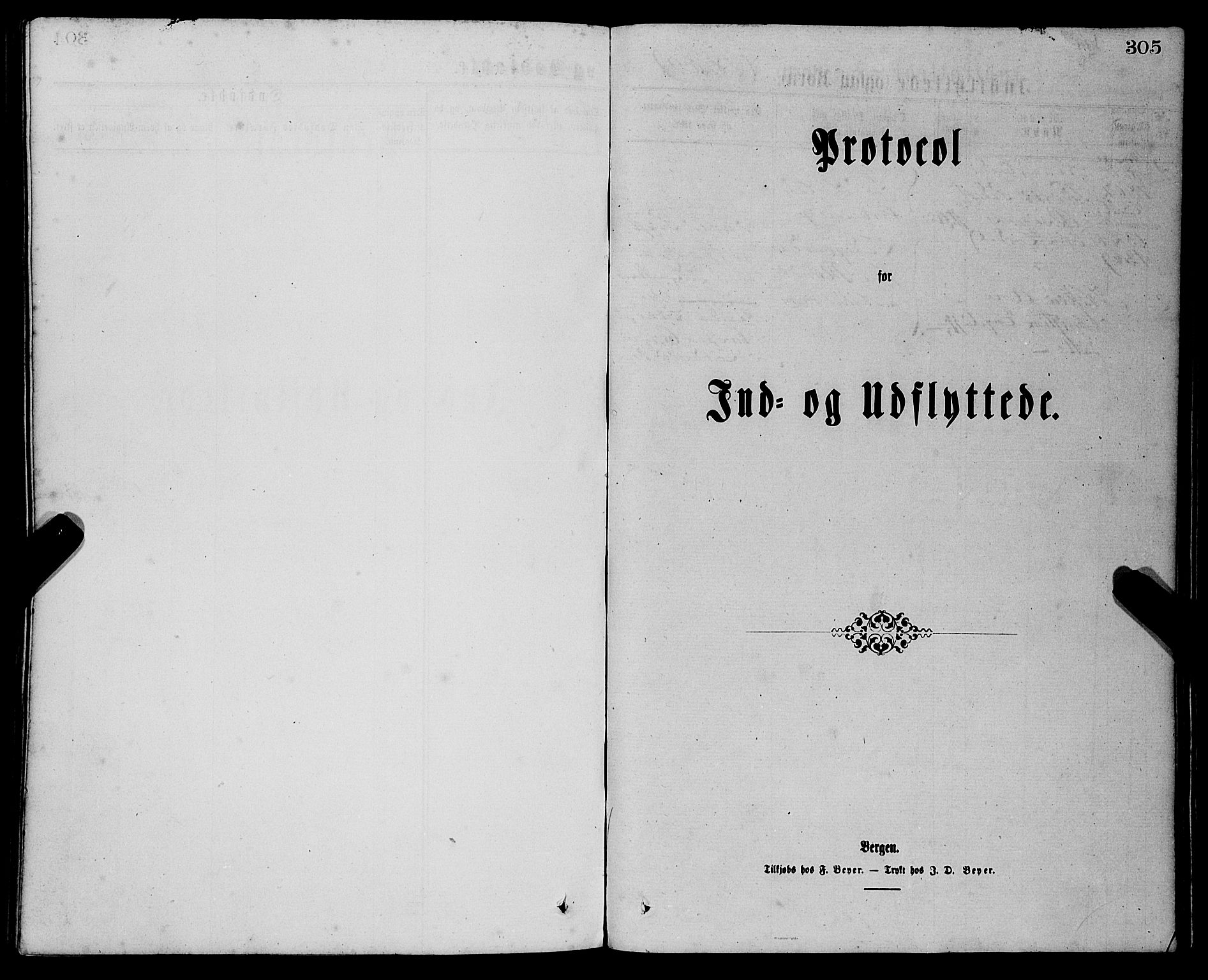 Sandviken Sokneprestembete, SAB/A-77601/H/Ha/L0001: Parish register (official) no. A 1, 1867-1877, p. 305