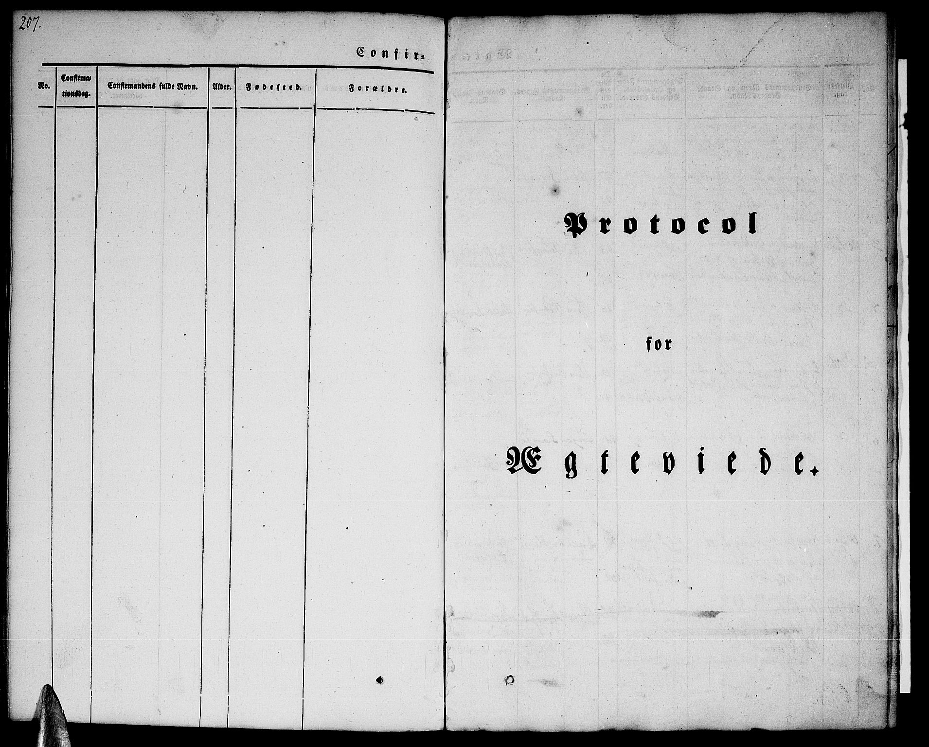Ministerialprotokoller, klokkerbøker og fødselsregistre - Nordland, SAT/A-1459/846/L0652: Parish register (copy) no. 846C02, 1841-1871, p. 207