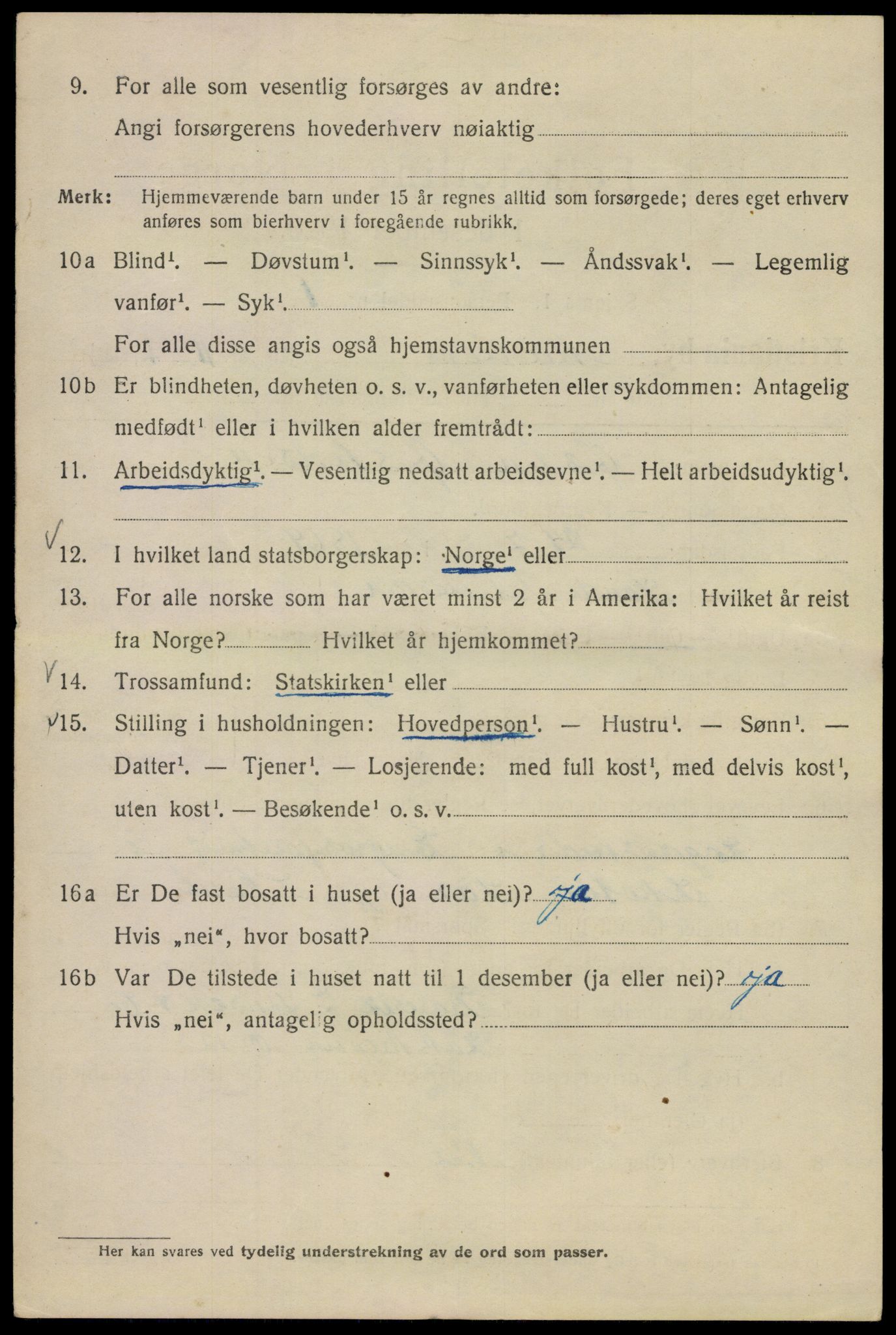 SAO, 1920 census for Kristiania, 1920, p. 393562