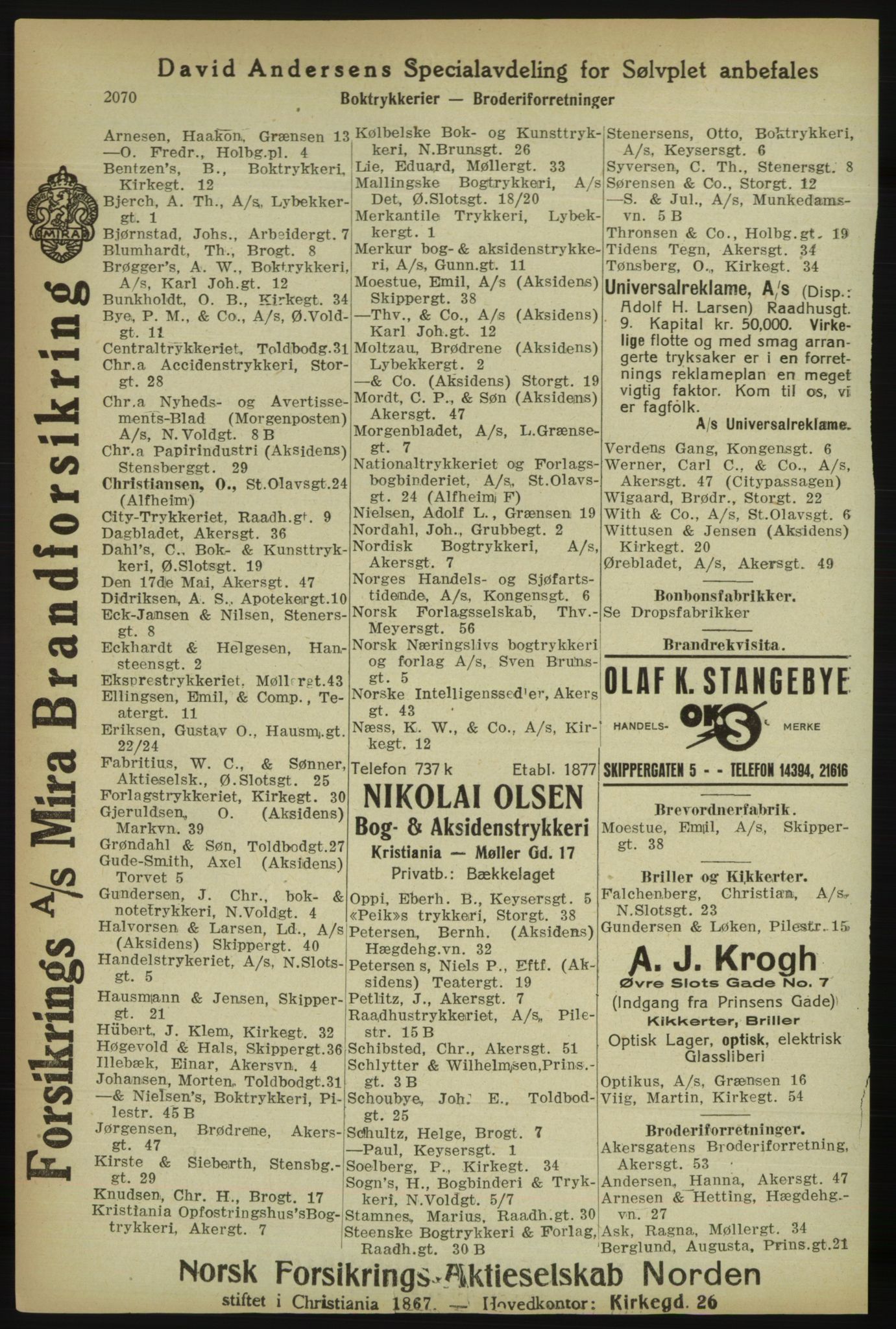 Kristiania/Oslo adressebok, PUBL/-, 1918, p. 2223