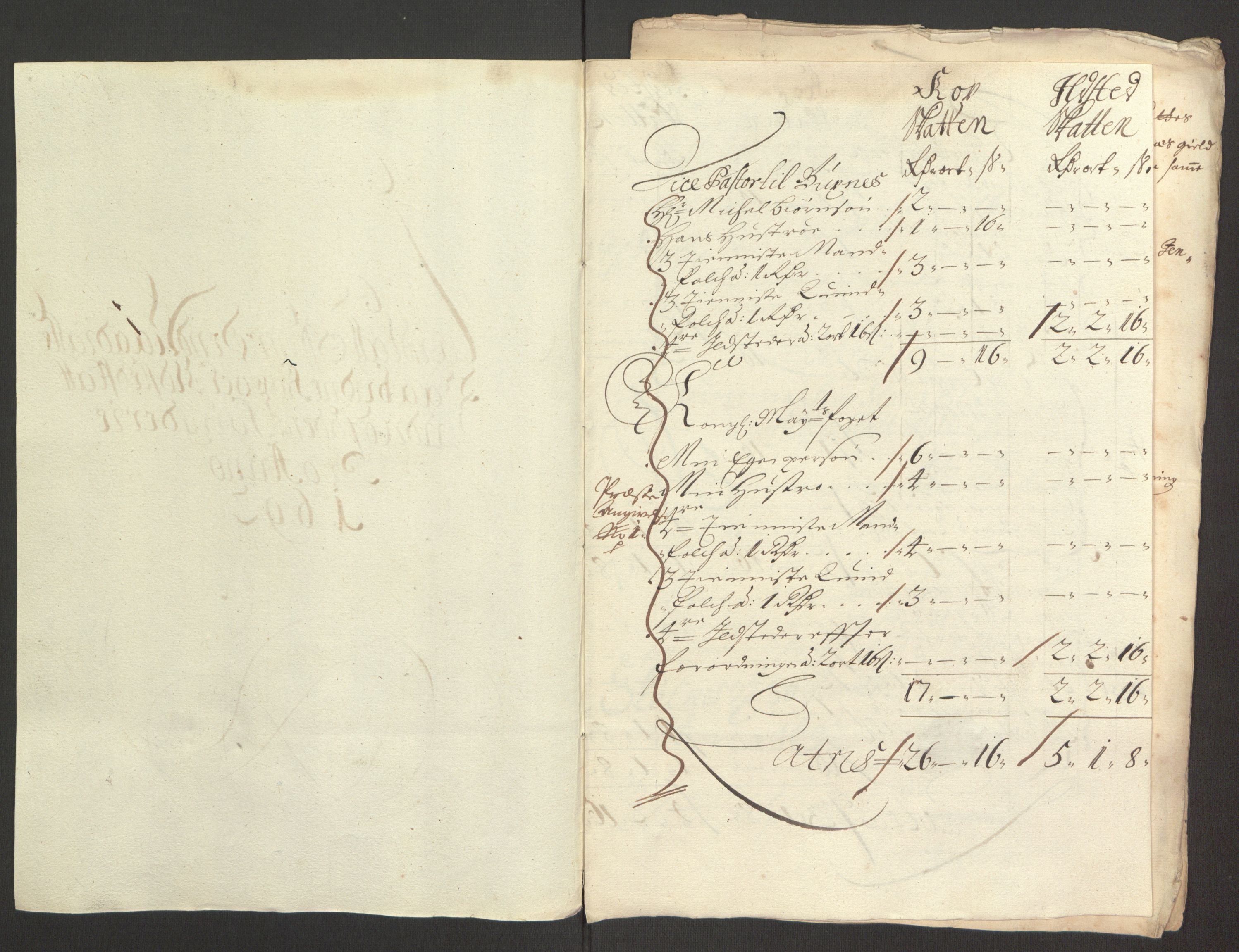 Rentekammeret inntil 1814, Reviderte regnskaper, Fogderegnskap, RA/EA-4092/R67/L4675: Fogderegnskap Vesterålen, Andenes og Lofoten, 1691-1693, p. 185