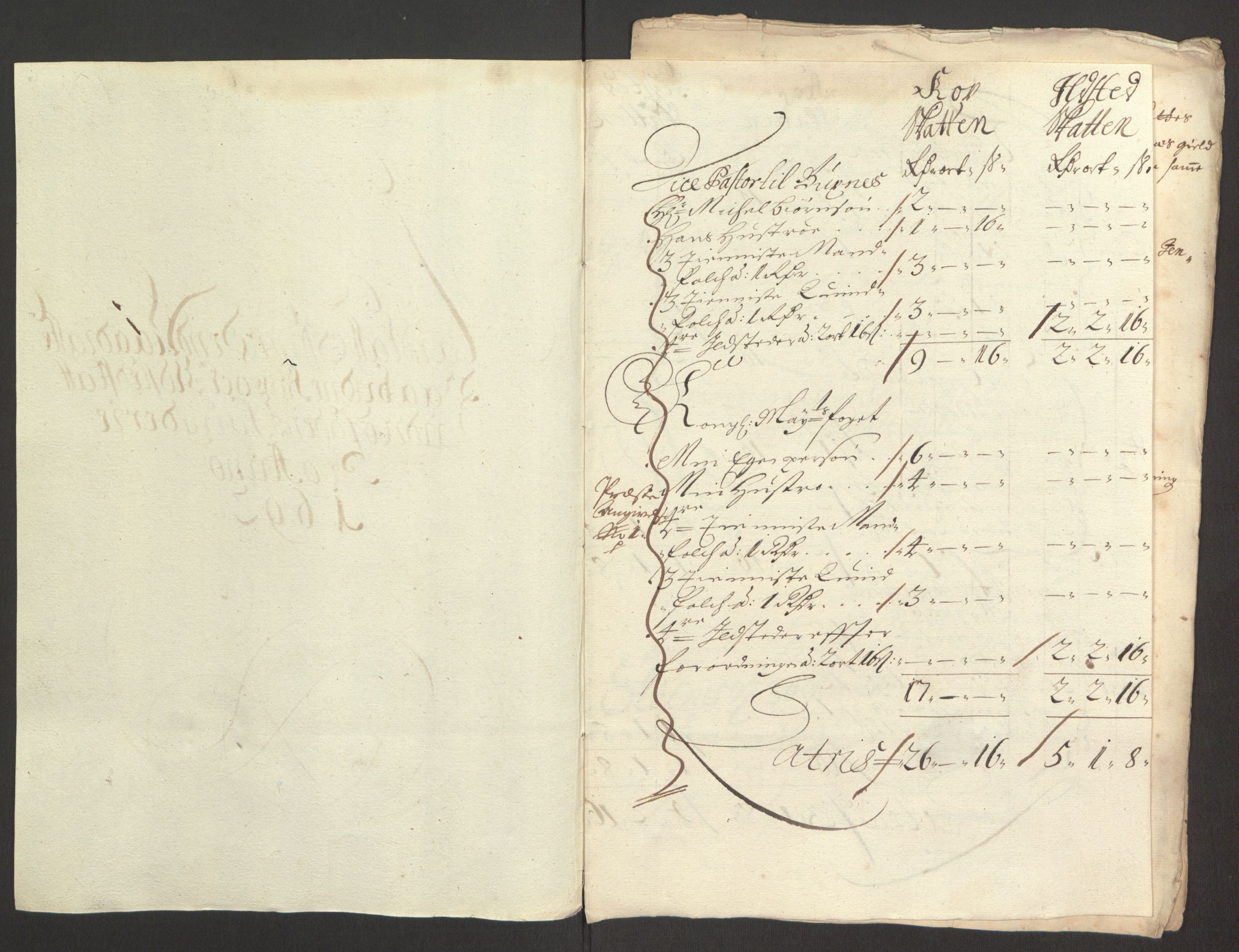 Rentekammeret inntil 1814, Reviderte regnskaper, Fogderegnskap, AV/RA-EA-4092/R67/L4675: Fogderegnskap Vesterålen, Andenes og Lofoten, 1691-1693, p. 185