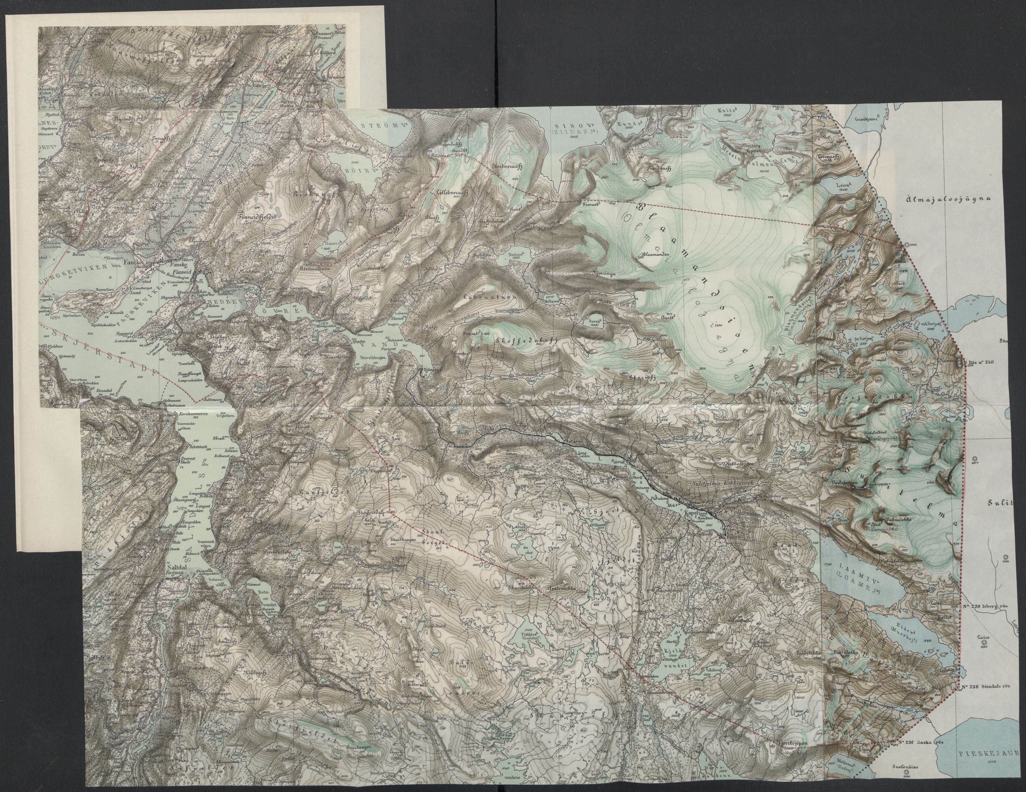 Instituttet for sammenlignende kulturforskning, AV/RA-PA-0424/F/Fc/L0016/0002: Eske B16: / Nordland (perm XLVII), 1932-1936