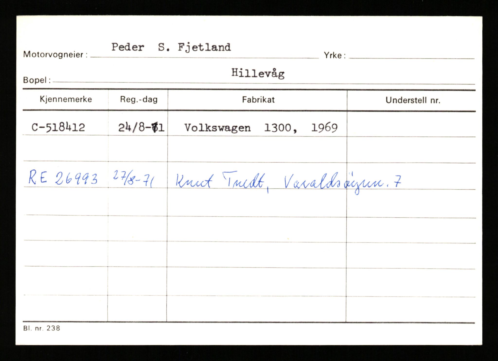 Stavanger trafikkstasjon, AV/SAST-A-101942/0/G/L0012: Registreringsnummer: 363571 - 800000, 1930-1971, p. 909