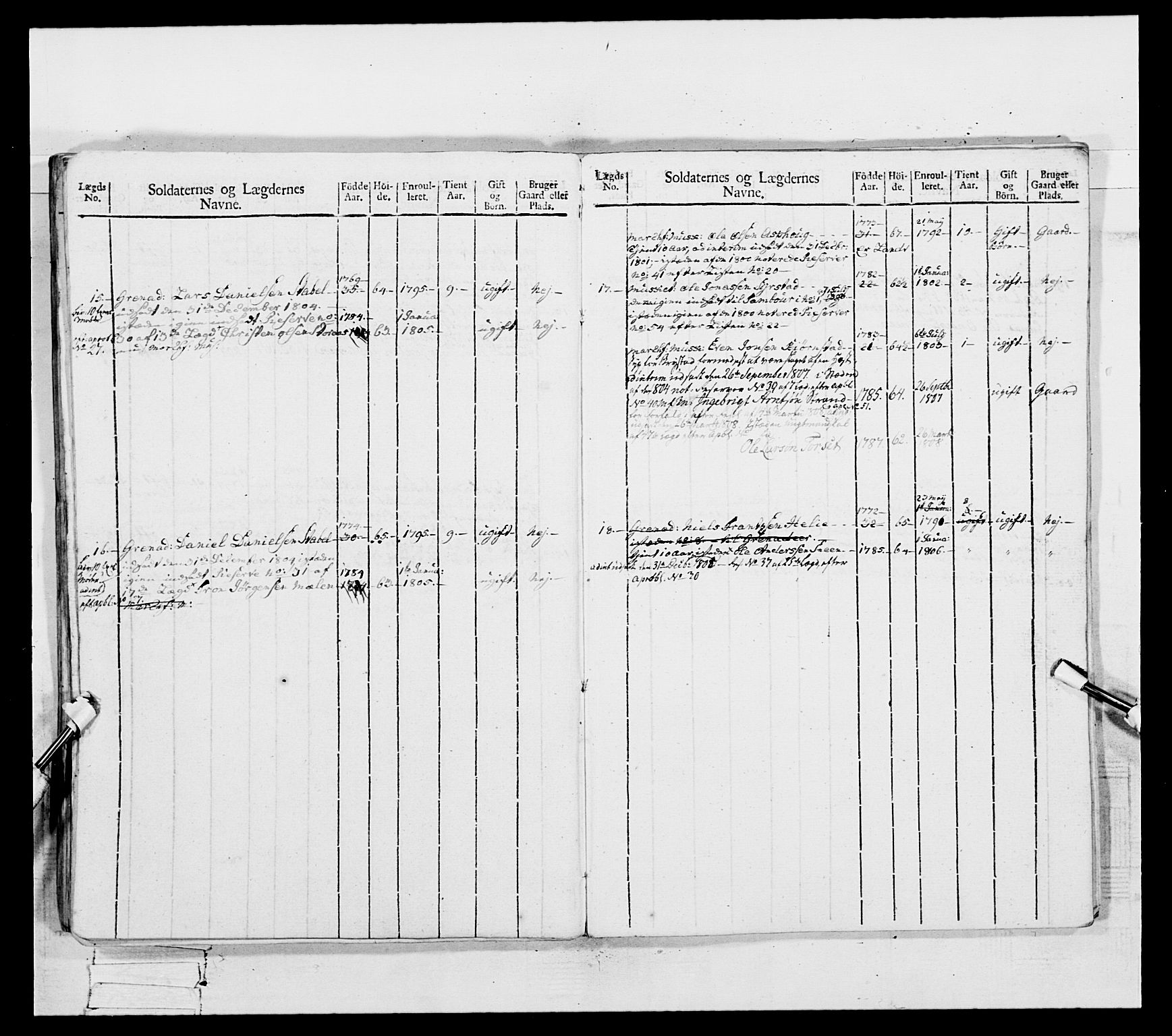 Generalitets- og kommissariatskollegiet, Det kongelige norske kommissariatskollegium, AV/RA-EA-5420/E/Eh/L0082: 2. Trondheimske nasjonale infanteriregiment, 1804, p. 59