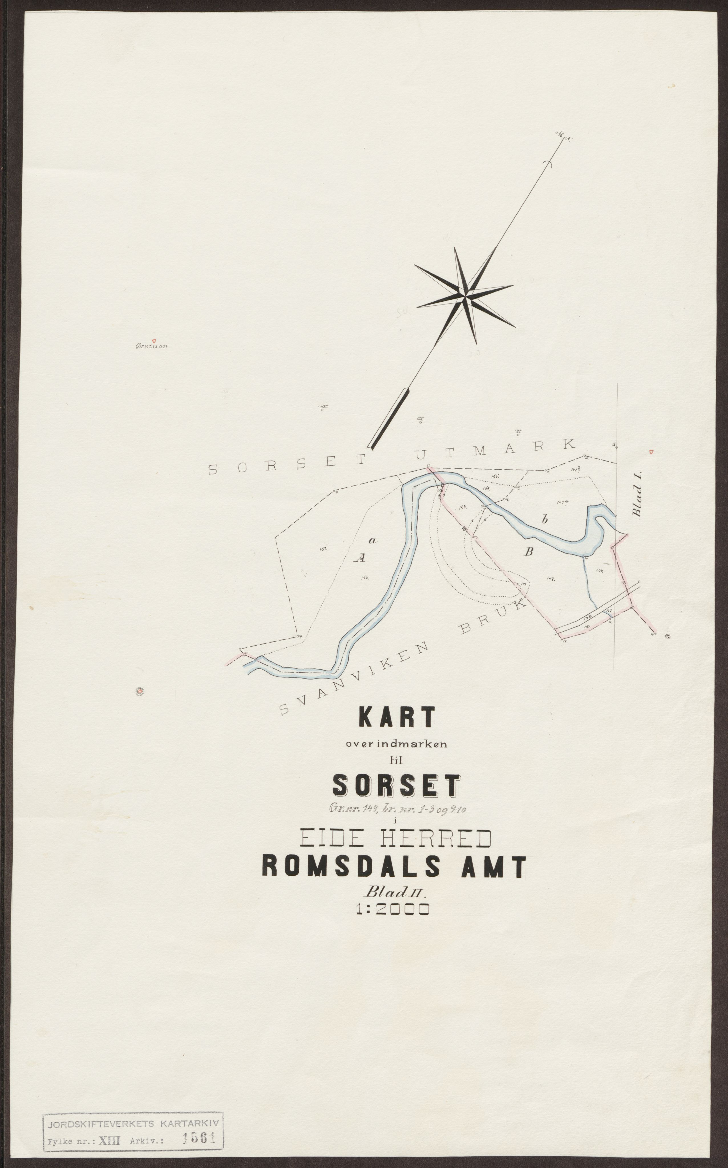 Jordskifteverkets kartarkiv, RA/S-3929/T, 1859-1988, p. 1834