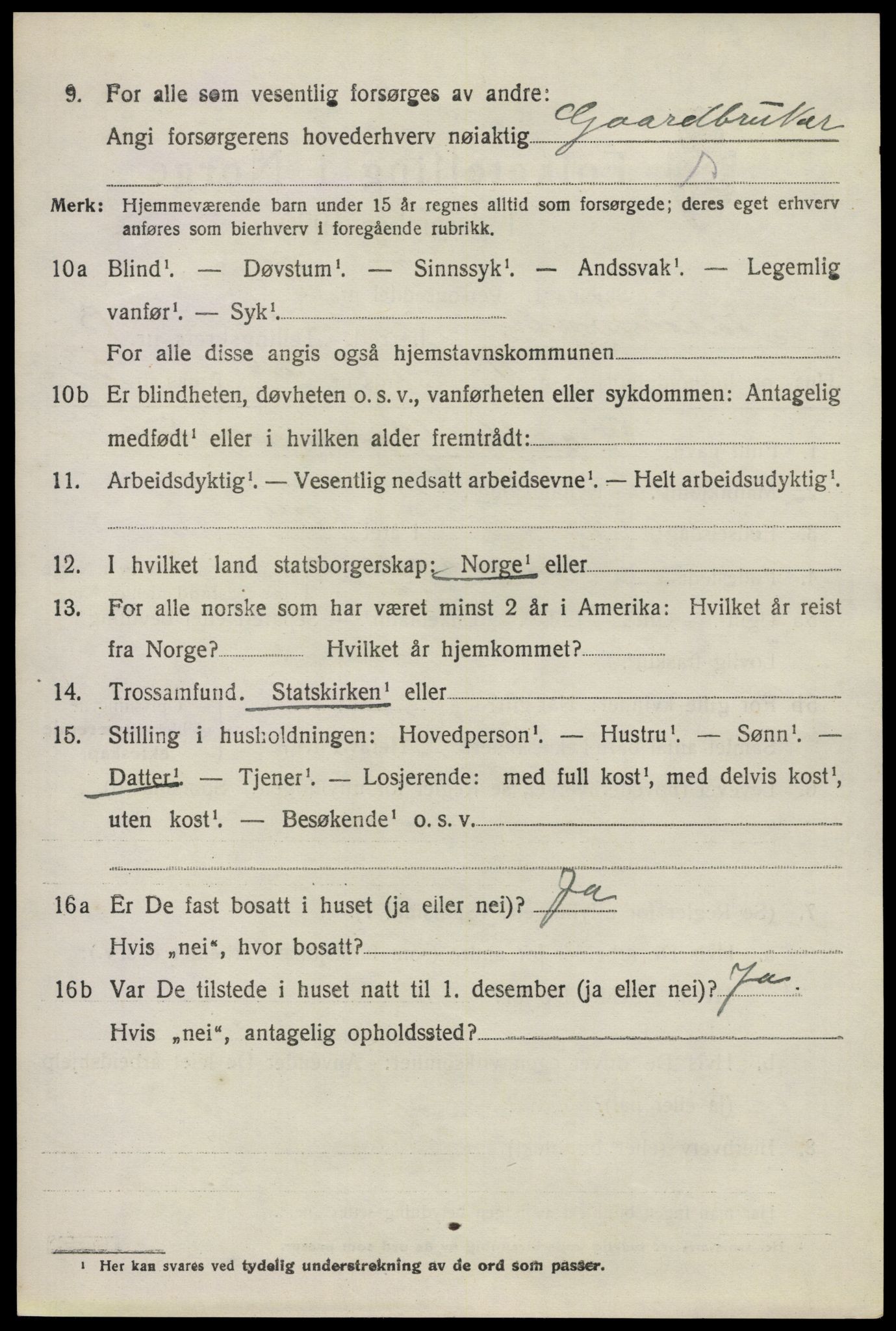 SAO, 1920 census for Eidsvoll, 1920, p. 8984