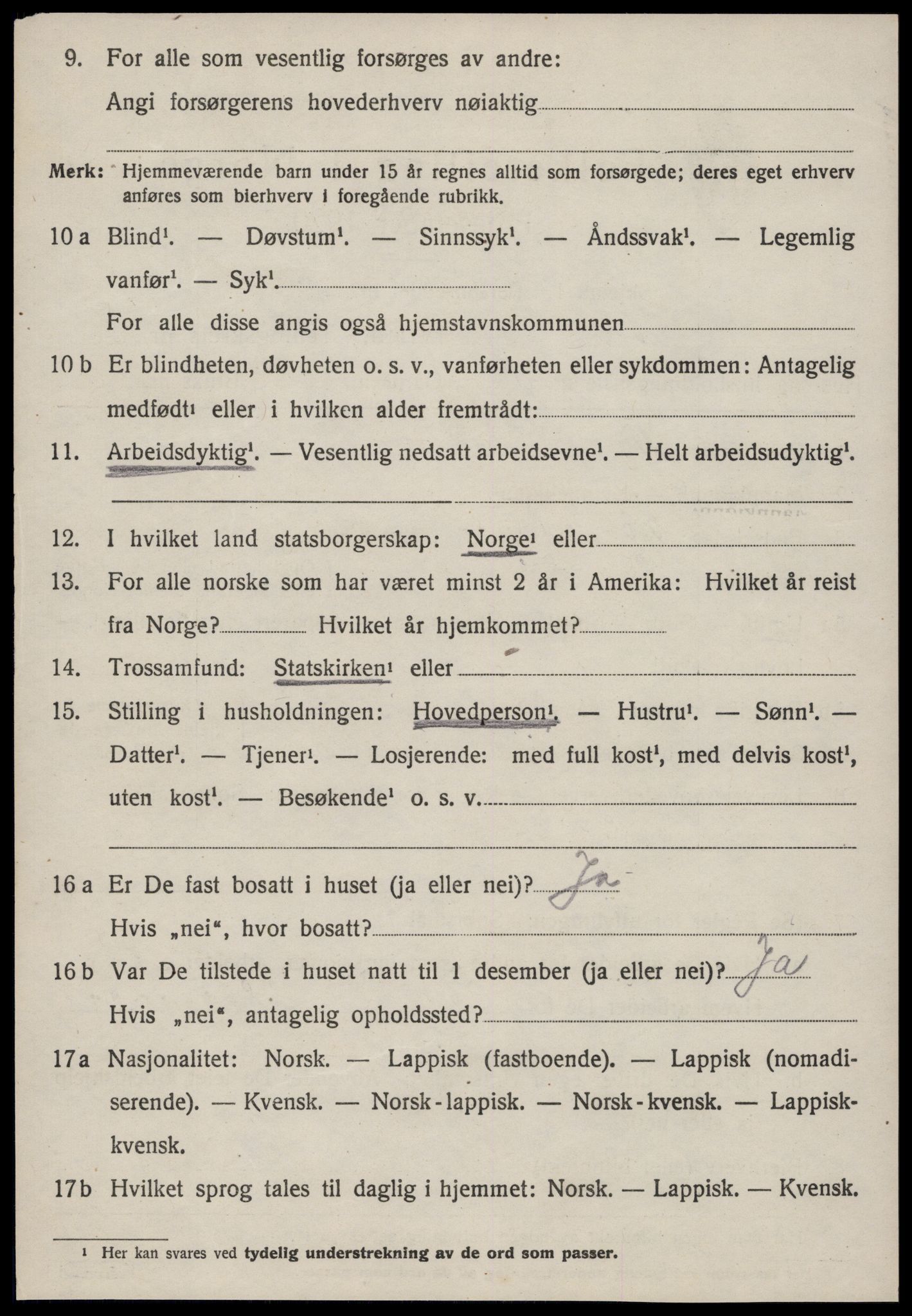 SAT, 1920 census for Støren, 1920, p. 3461