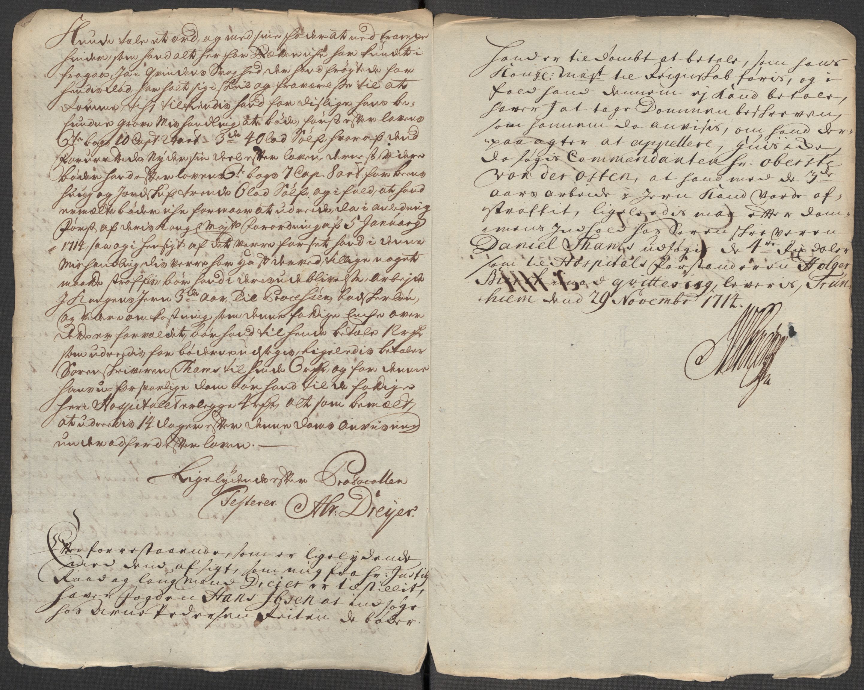 Rentekammeret inntil 1814, Reviderte regnskaper, Fogderegnskap, RA/EA-4092/R60/L3965: Fogderegnskap Orkdal og Gauldal, 1714, p. 381