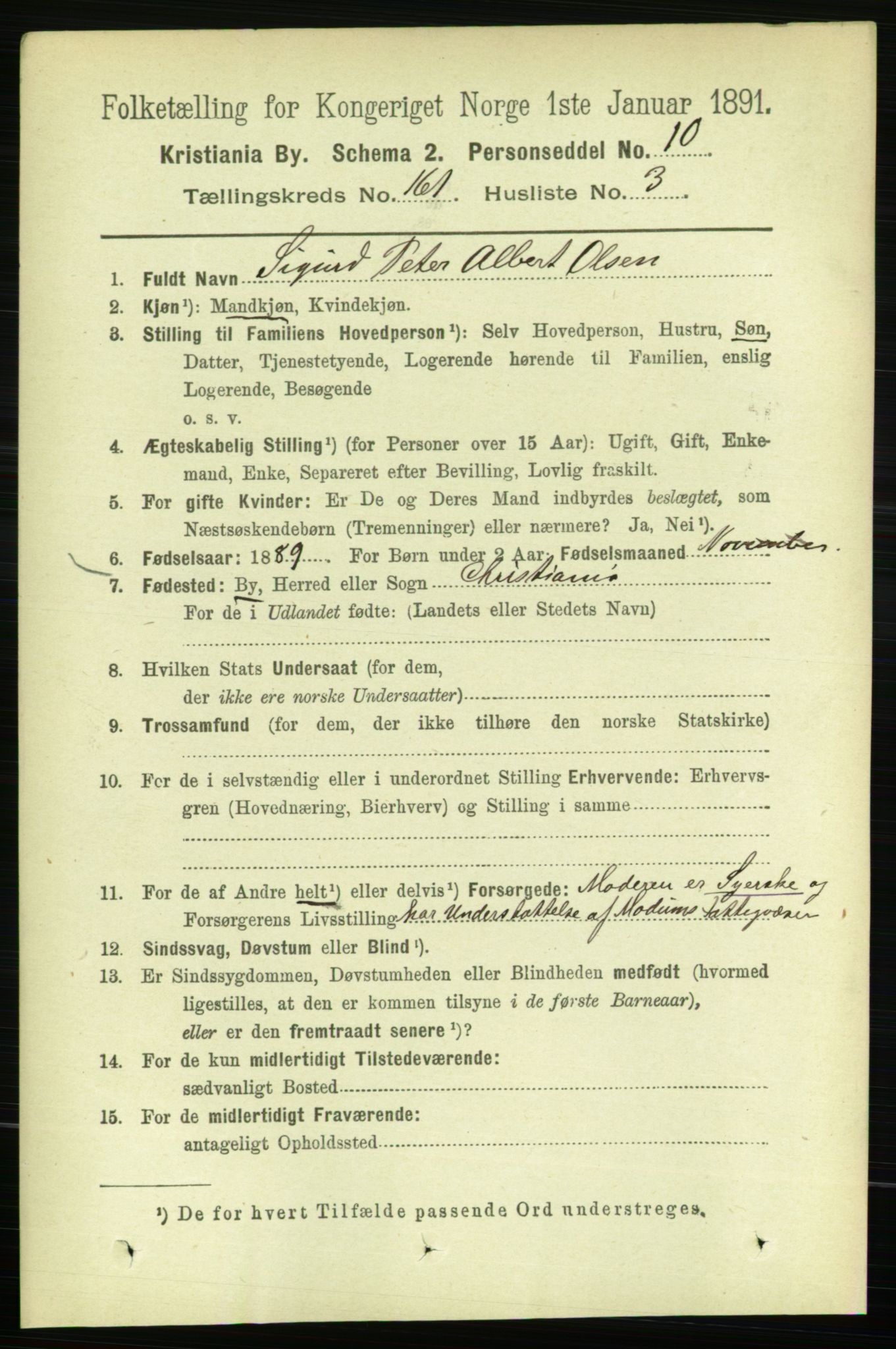 RA, 1891 census for 0301 Kristiania, 1891, p. 91659