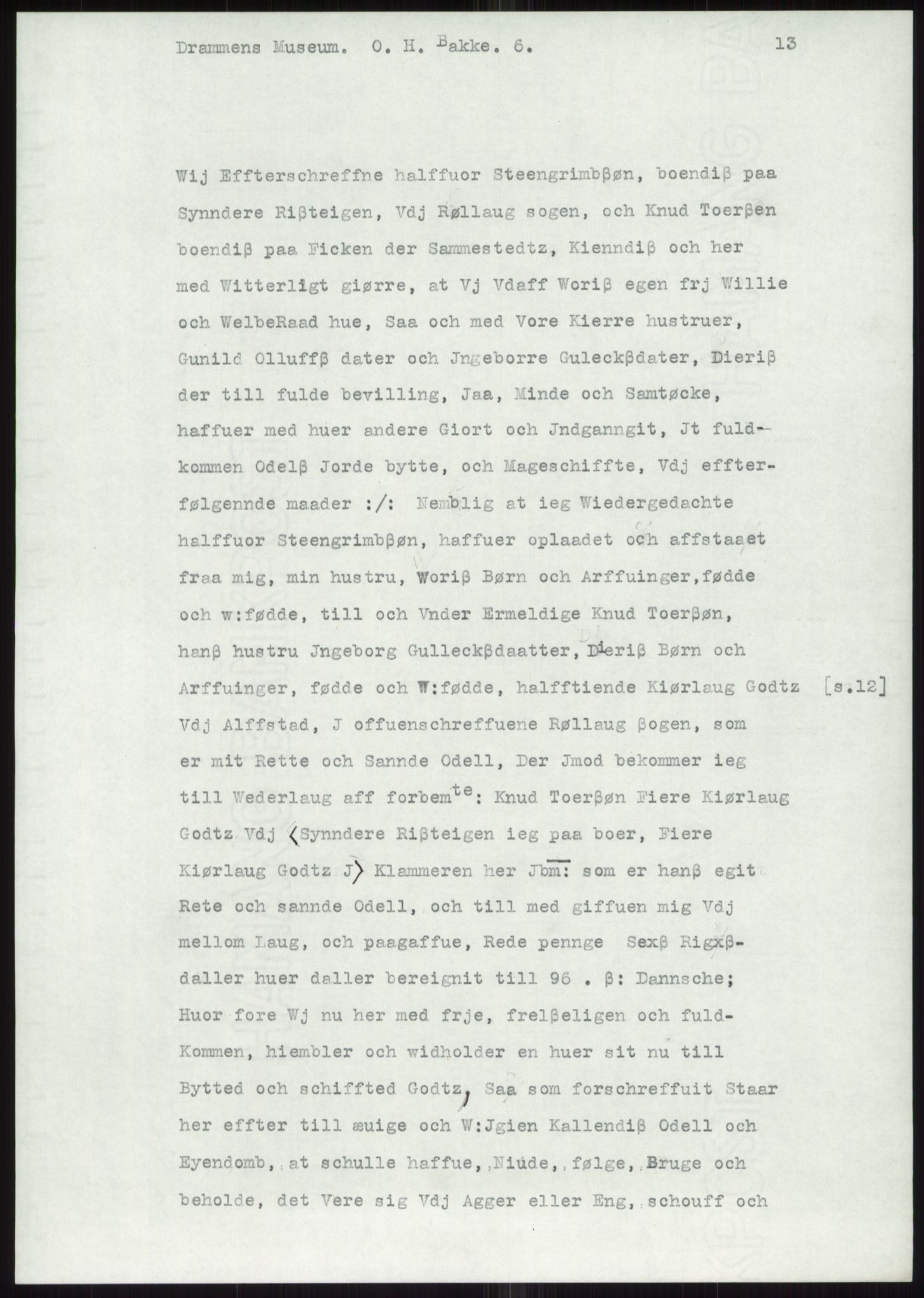 Samlinger til kildeutgivelse, Diplomavskriftsamlingen, AV/RA-EA-4053/H/Ha, p. 1444