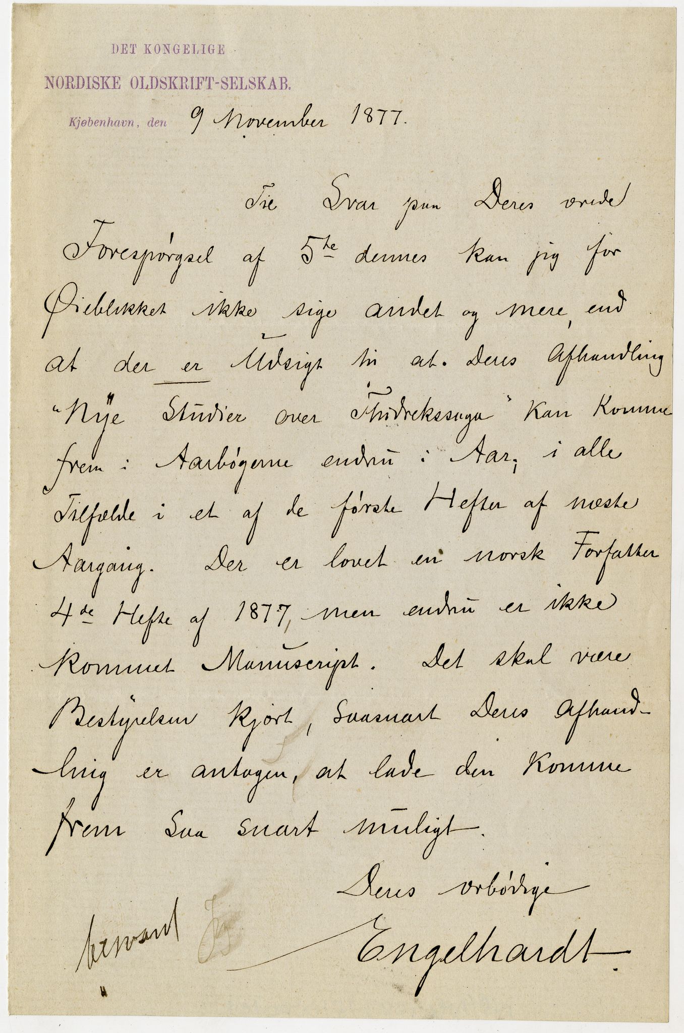 Diderik Maria Aalls brevsamling, NF/Ark-1023/F/L0003: D.M. Aalls brevsamling. D - G, 1797-1889