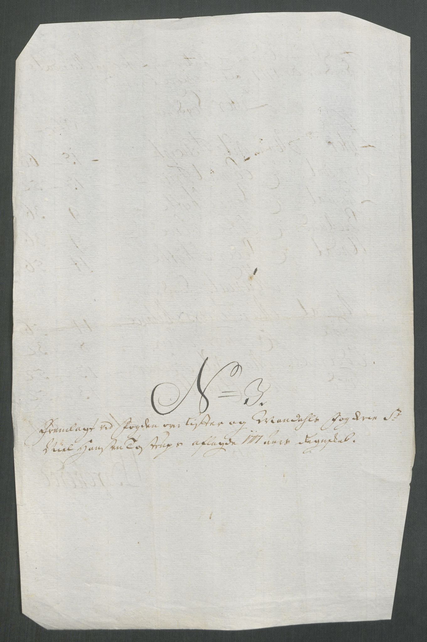 Rentekammeret inntil 1814, Reviderte regnskaper, Fogderegnskap, AV/RA-EA-4092/R43/L2561: Fogderegnskap Lista og Mandal, 1717, p. 30