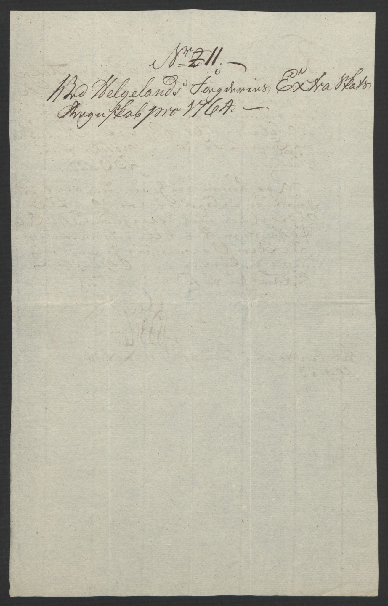 Rentekammeret inntil 1814, Reviderte regnskaper, Fogderegnskap, AV/RA-EA-4092/R65/L4573: Ekstraskatten Helgeland, 1762-1772, p. 85