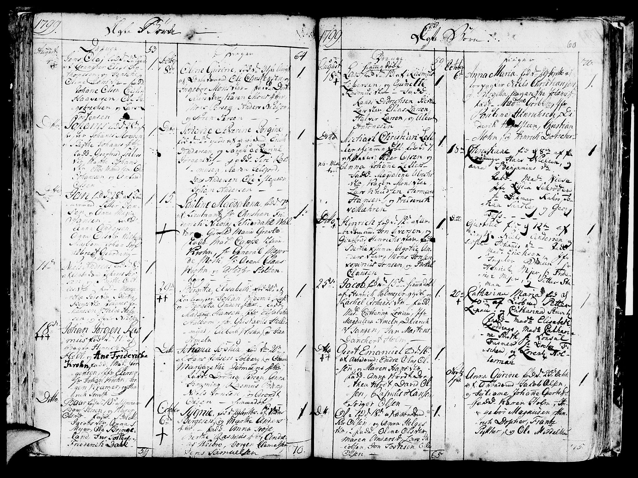 Korskirken sokneprestembete, AV/SAB-A-76101/H/Haa/L0006: Parish register (official) no. A 6, 1790-1820, p. 60