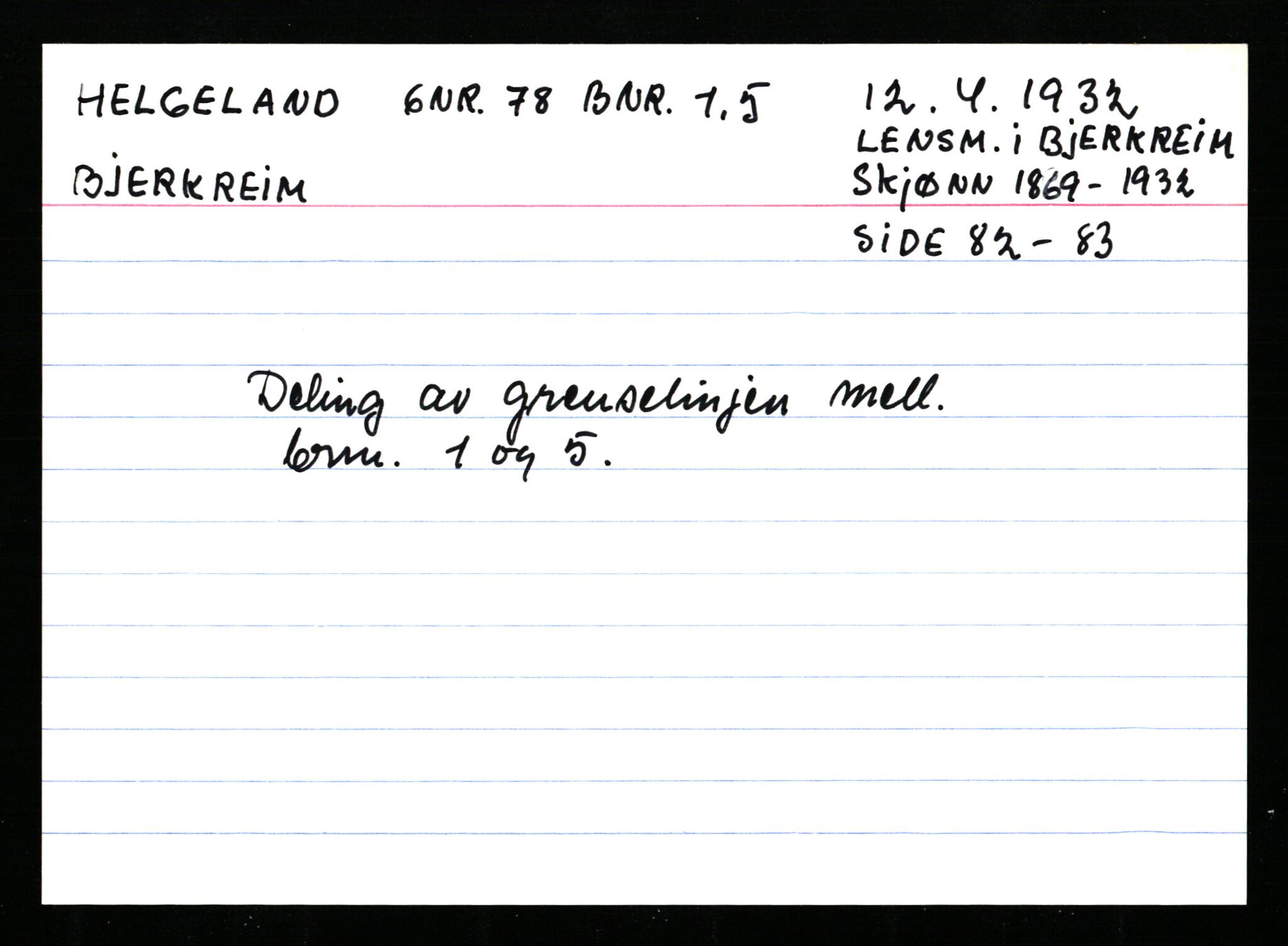Statsarkivet i Stavanger, AV/SAST-A-101971/03/Y/Ym/L0022: Åstedskort sortert etter gårdsnavn: Hausken - Helgevold nedre, 1600-1950, p. 495