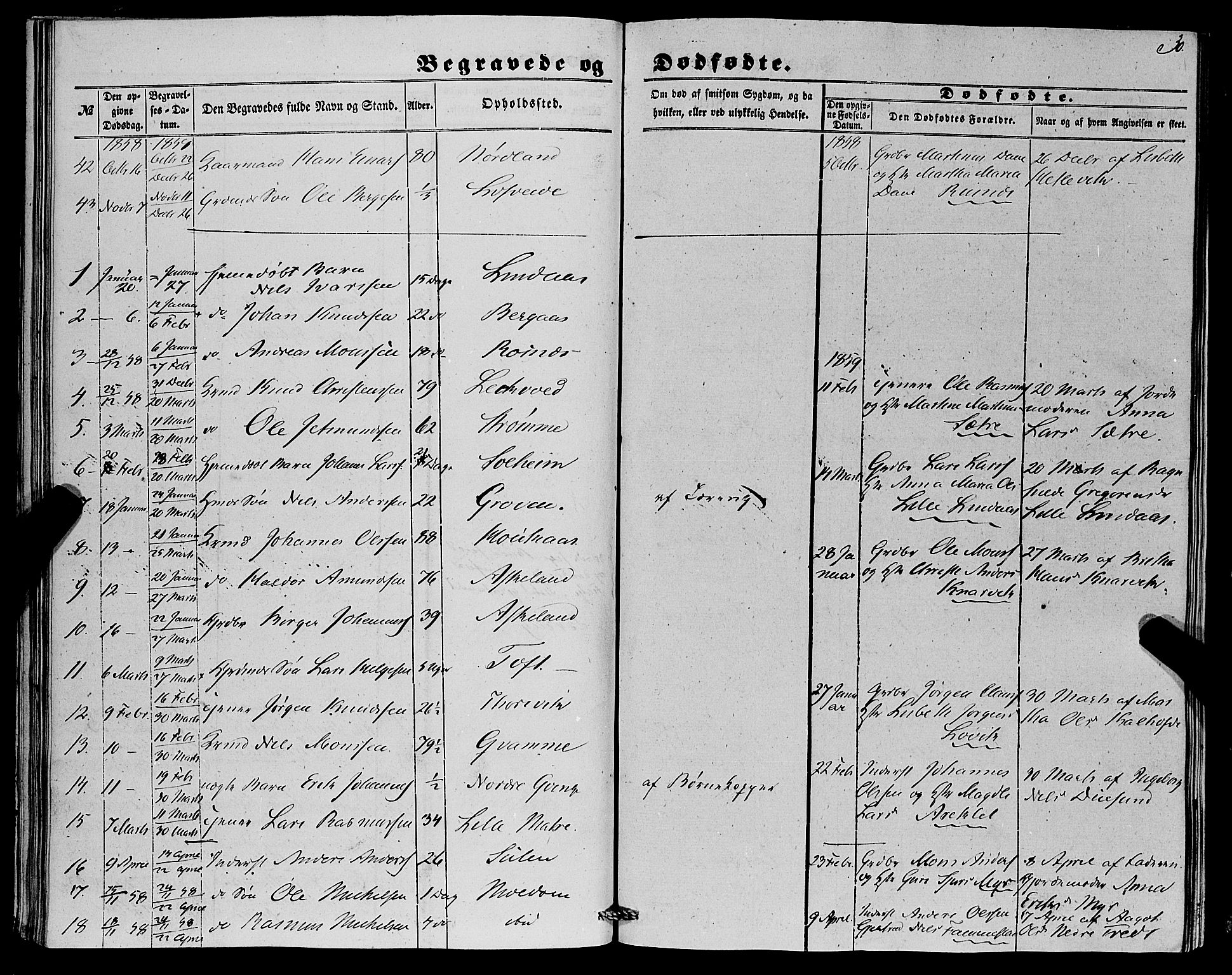 Lindås Sokneprestembete, SAB/A-76701/H/Haa: Parish register (official) no. A 15, 1848-1862, p. 30