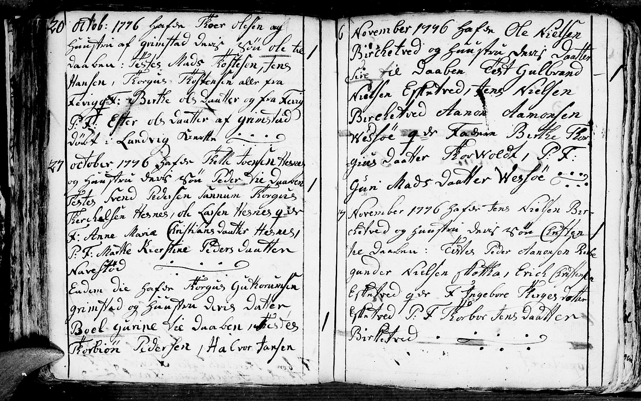 Fjære sokneprestkontor, AV/SAK-1111-0011/F/Fb/L0004: Parish register (copy) no. B 4, 1766-1785, p. 130b-131a