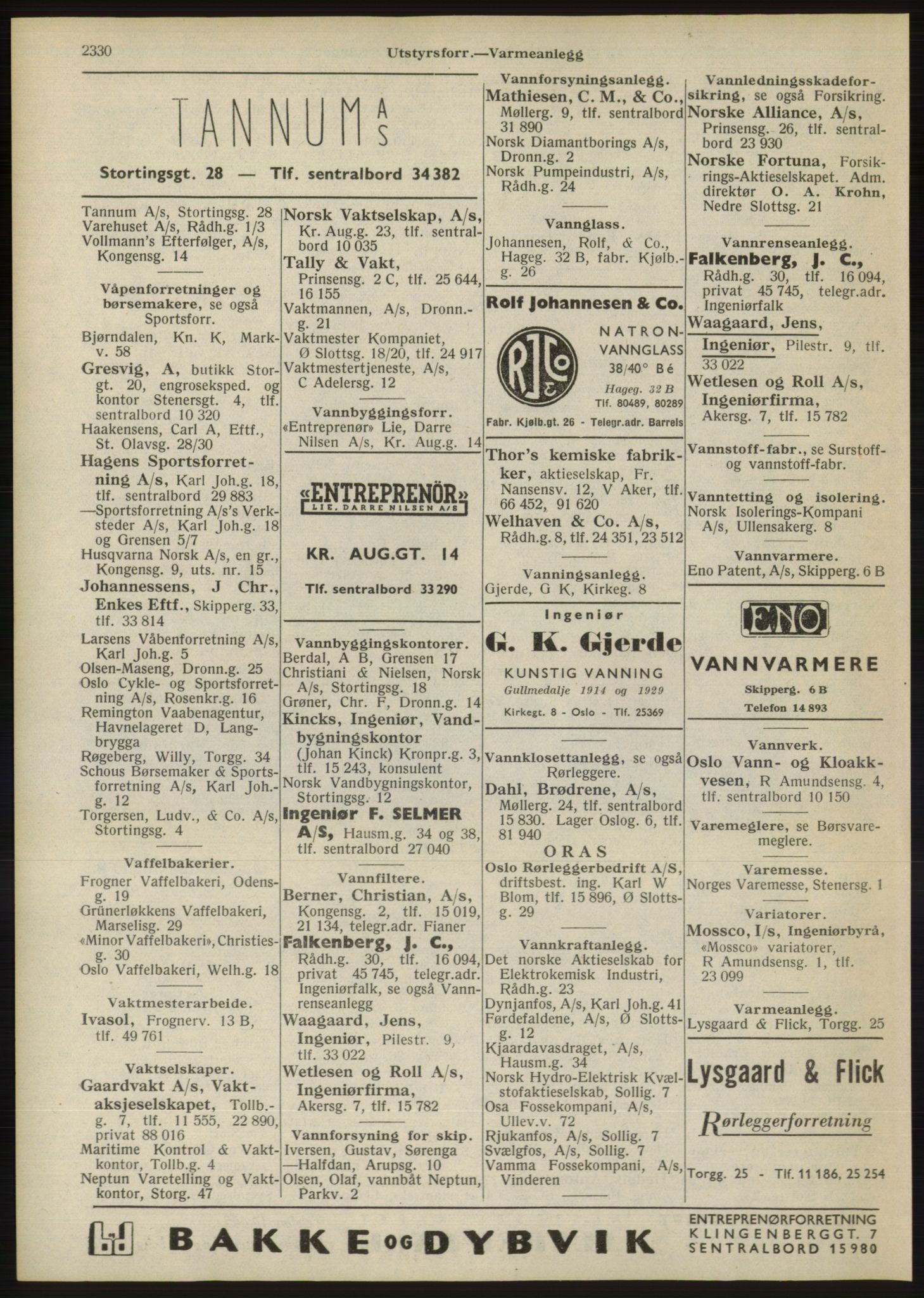 Kristiania/Oslo adressebok, PUBL/-, 1946, p. 2330