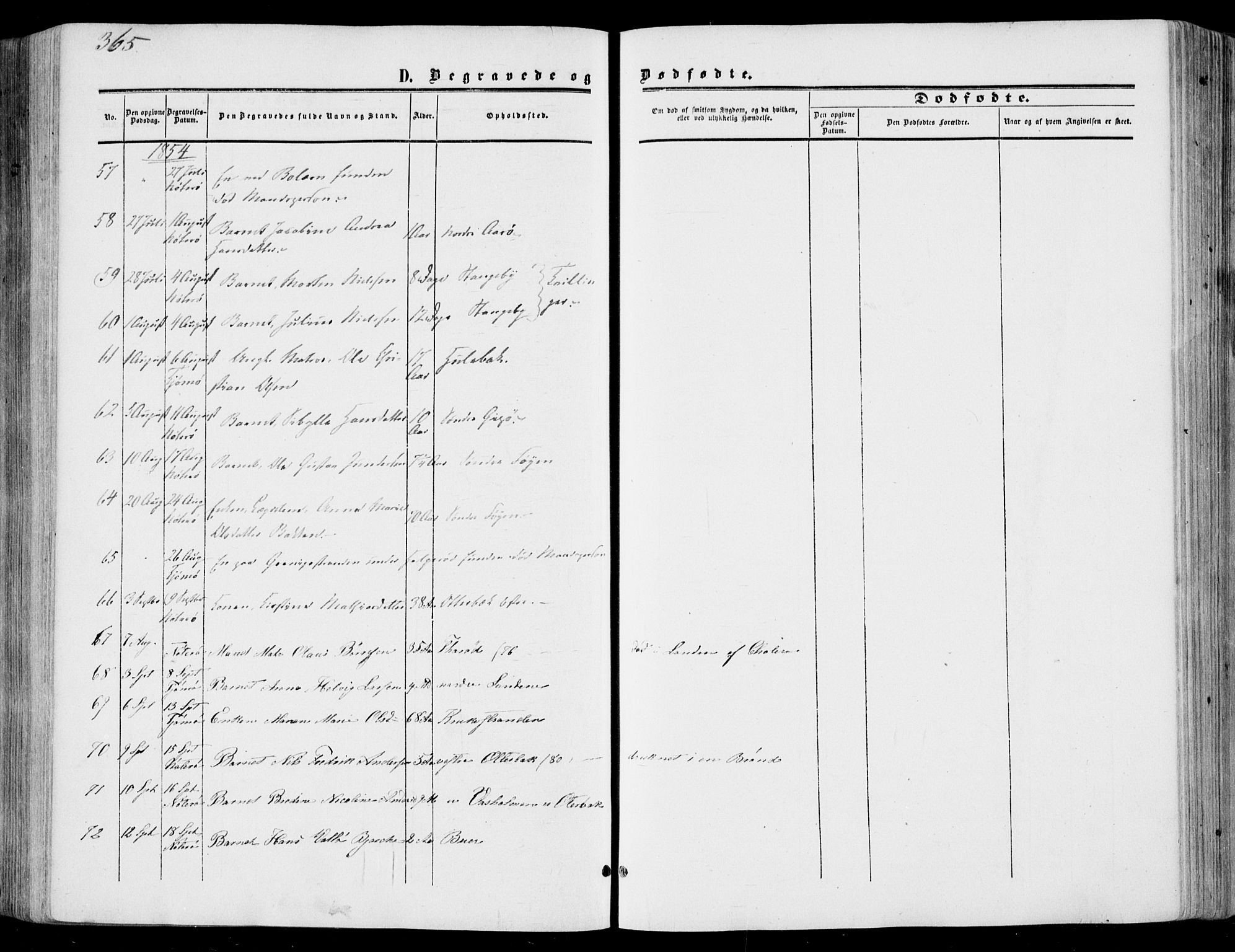 Nøtterøy kirkebøker, SAKO/A-354/F/Fa/L0006: Parish register (official) no. I 6, 1852-1864, p. 365