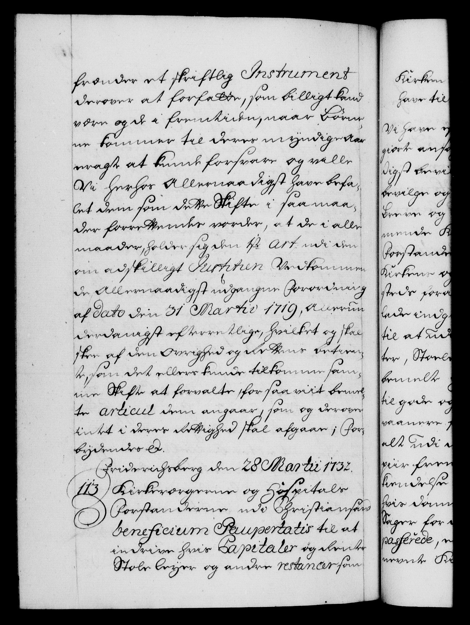 Danske Kanselli 1572-1799, AV/RA-EA-3023/F/Fc/Fca/Fcaa/L0027: Norske registre, 1730-1732, p. 479b