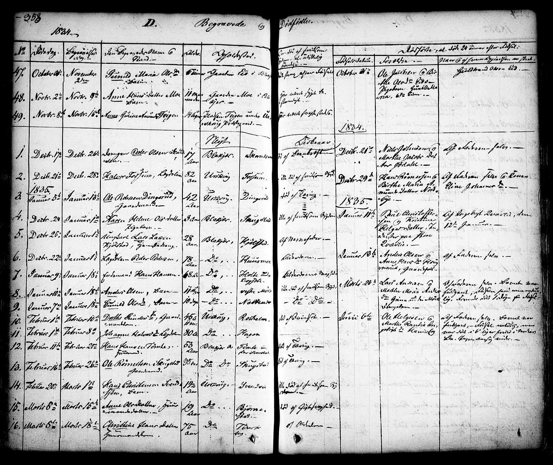 Aurskog prestekontor Kirkebøker, SAO/A-10304a/F/Fa/L0006: Parish register (official) no. I 6, 1829-1853, p. 353