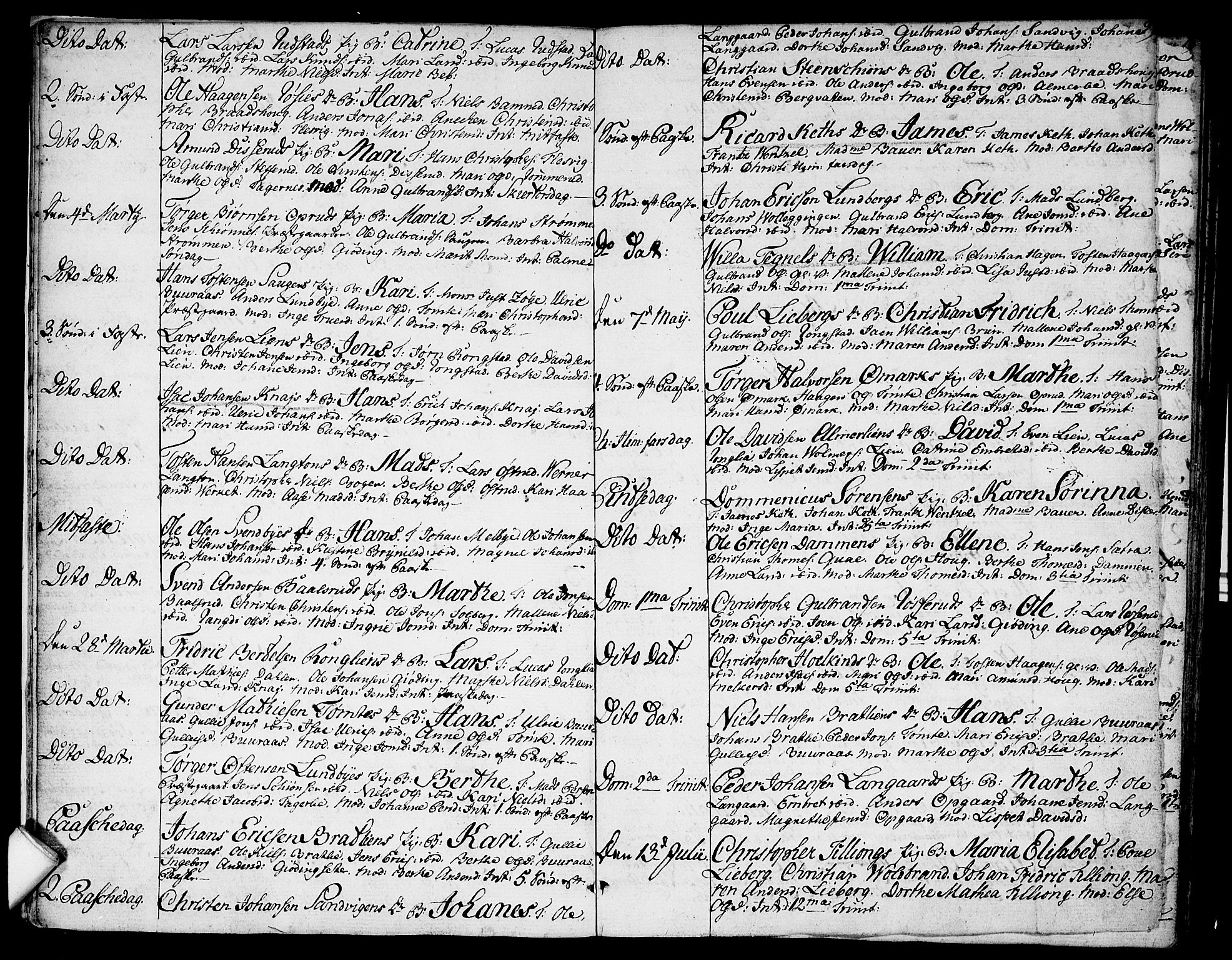 Hurdal prestekontor Kirkebøker, SAO/A-10889/F/Fa/L0001: Parish register (official) no. I 1, 1777-1812, p. 9