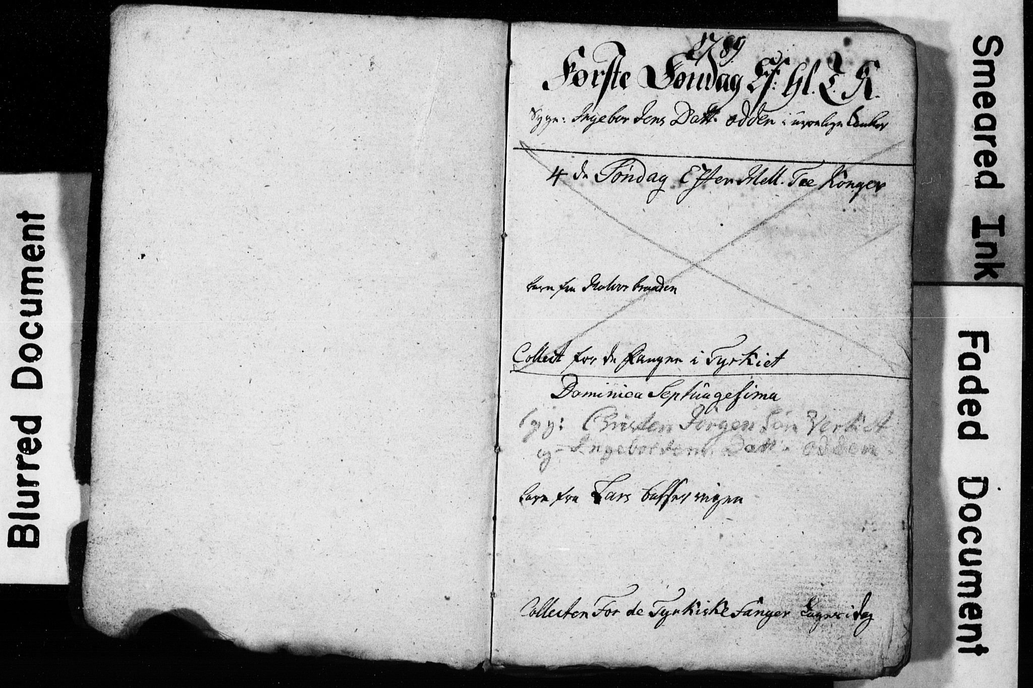 Søndeled sokneprestkontor, SAK/1111-0038/F/Ff/L0001: Banns register no. A VI 4, 1784-1820