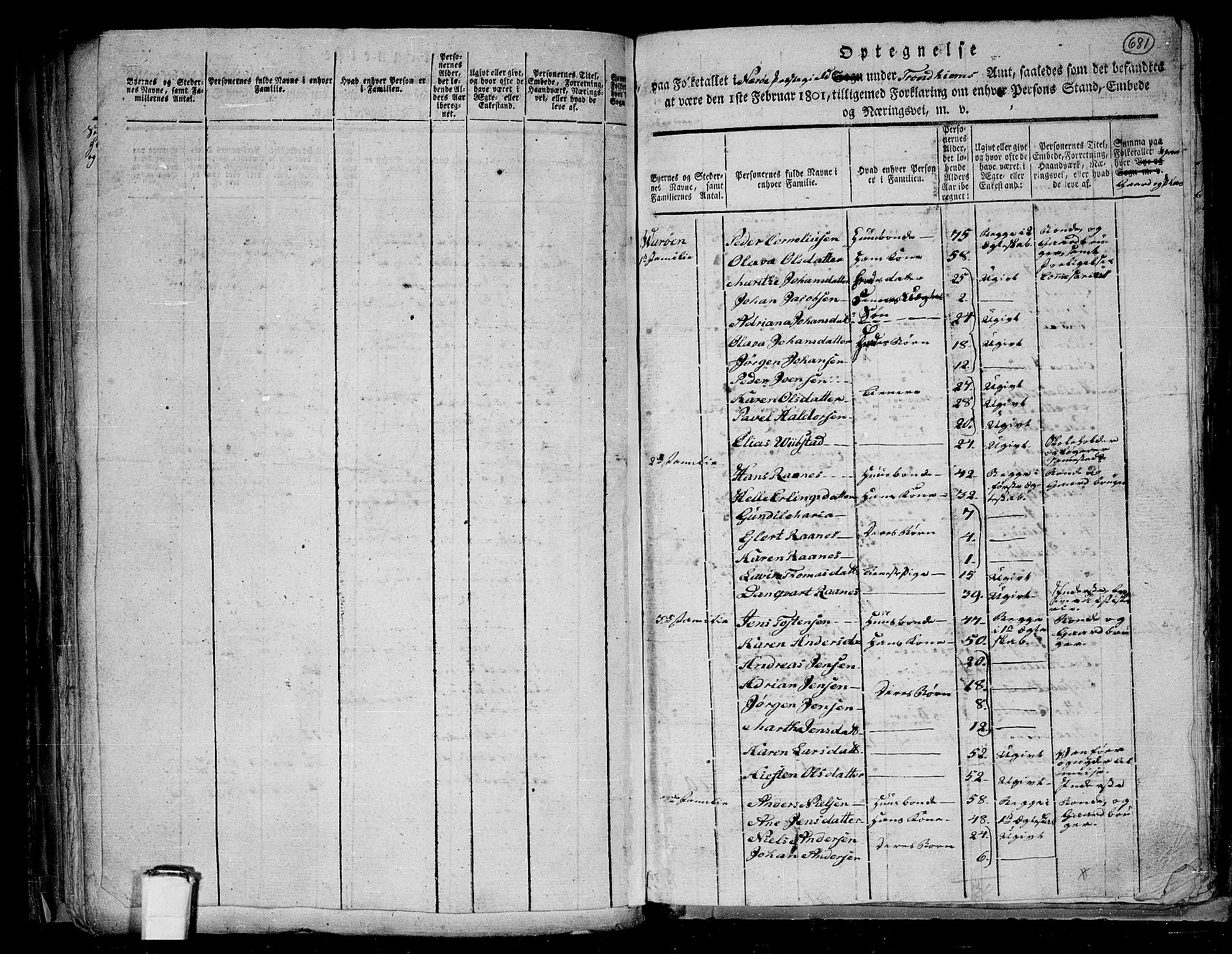 RA, 1801 census for 1751P Nærøy, 1801, p. 680b-681a