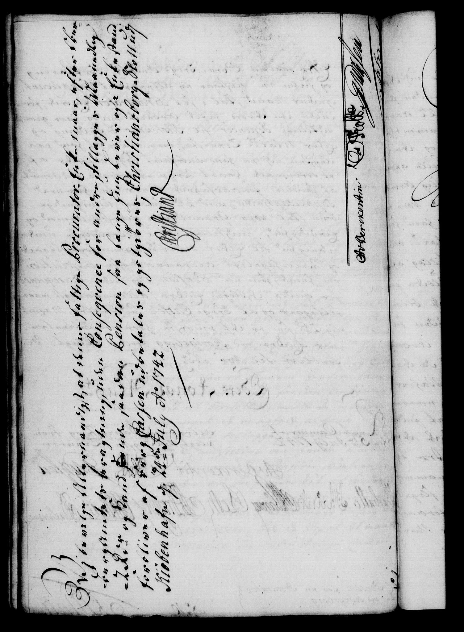 Rentekammeret, Kammerkanselliet, RA/EA-3111/G/Gf/Gfa/L0025: Norsk relasjons- og resolusjonsprotokoll (merket RK 52.25), 1742, p. 439