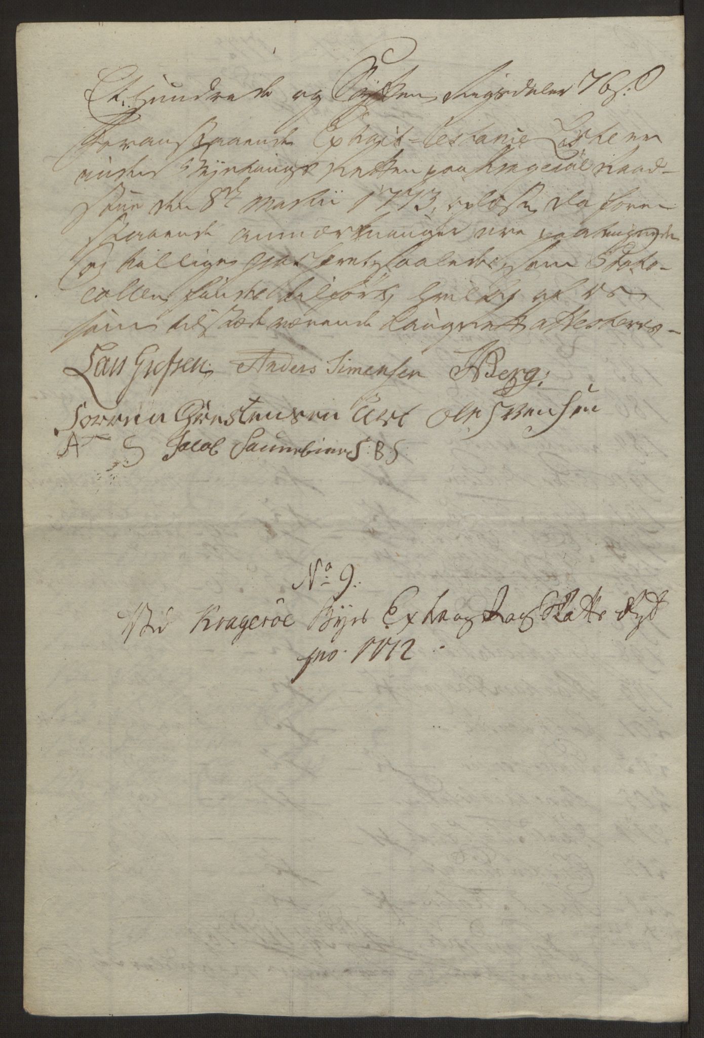 Rentekammeret inntil 1814, Reviderte regnskaper, Byregnskaper, AV/RA-EA-4066/R/Rk/L0218/0003: [K2] Kontribusjonsregnskap / Ekstra- og rangskatt, 1768-1772, p. 108