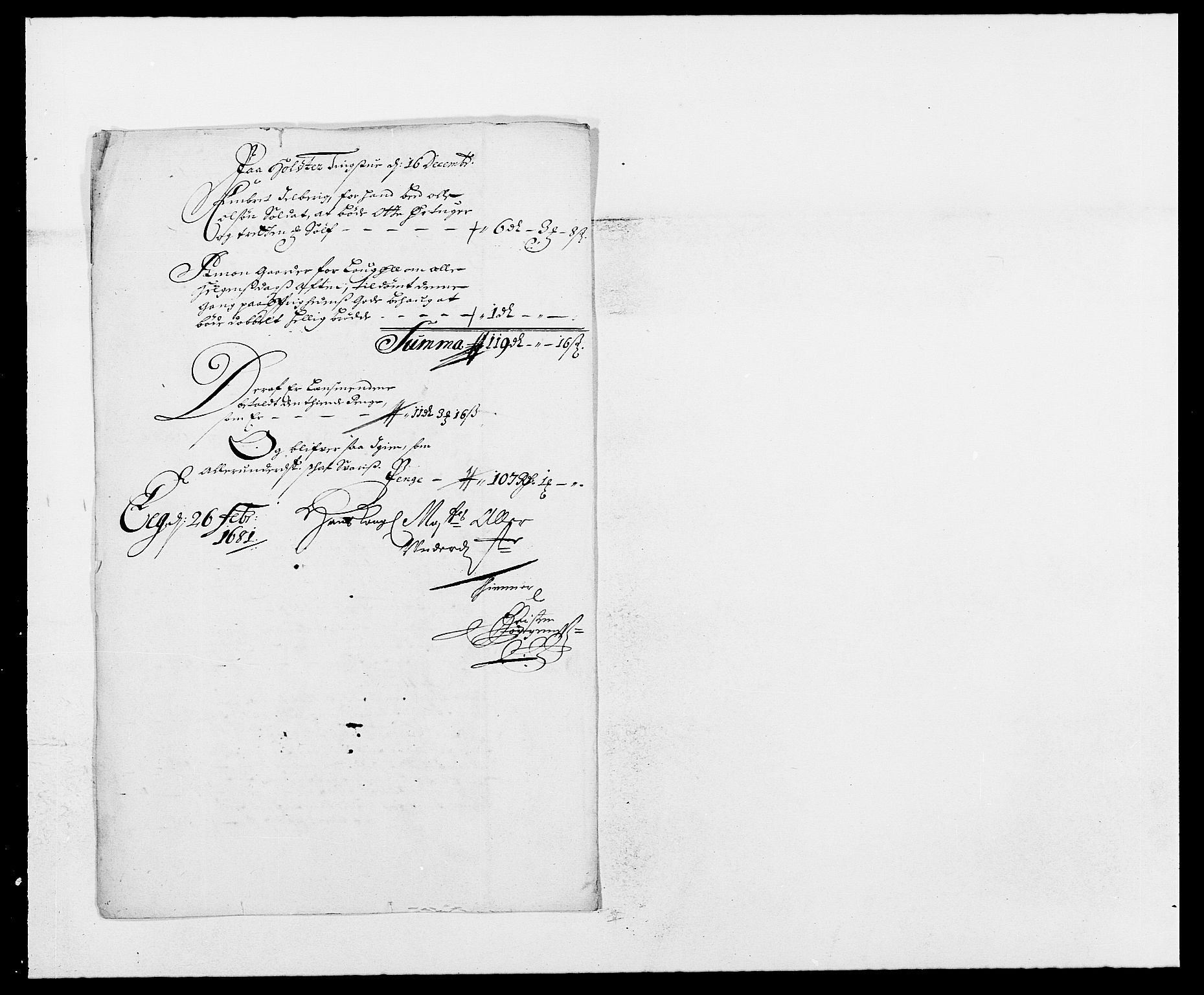 Rentekammeret inntil 1814, Reviderte regnskaper, Fogderegnskap, AV/RA-EA-4092/R12/L0696: Fogderegnskap Øvre Romerike, 1681, p. 97