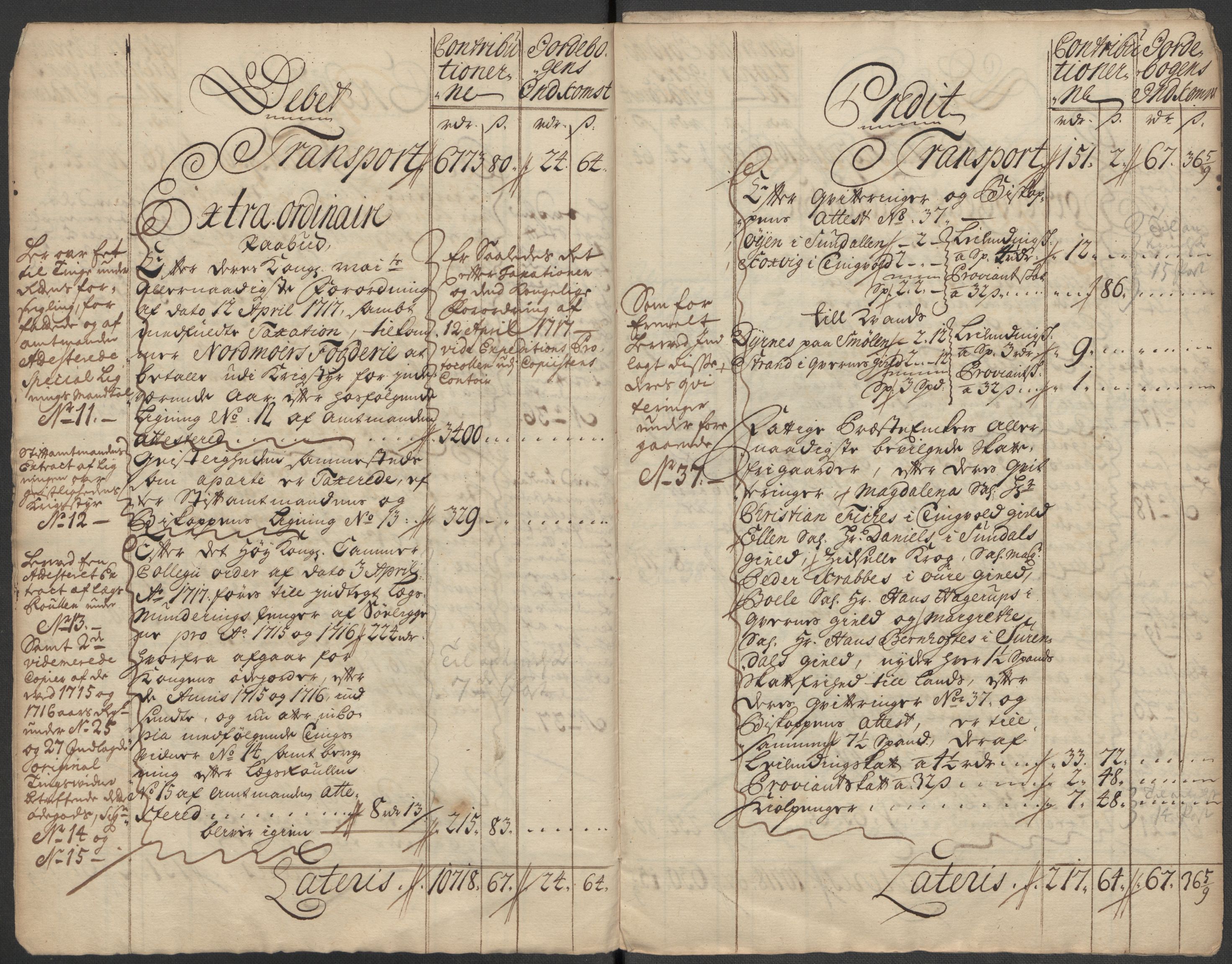 Rentekammeret inntil 1814, Reviderte regnskaper, Fogderegnskap, AV/RA-EA-4092/R56/L3750: Fogderegnskap Nordmøre, 1717, p. 9