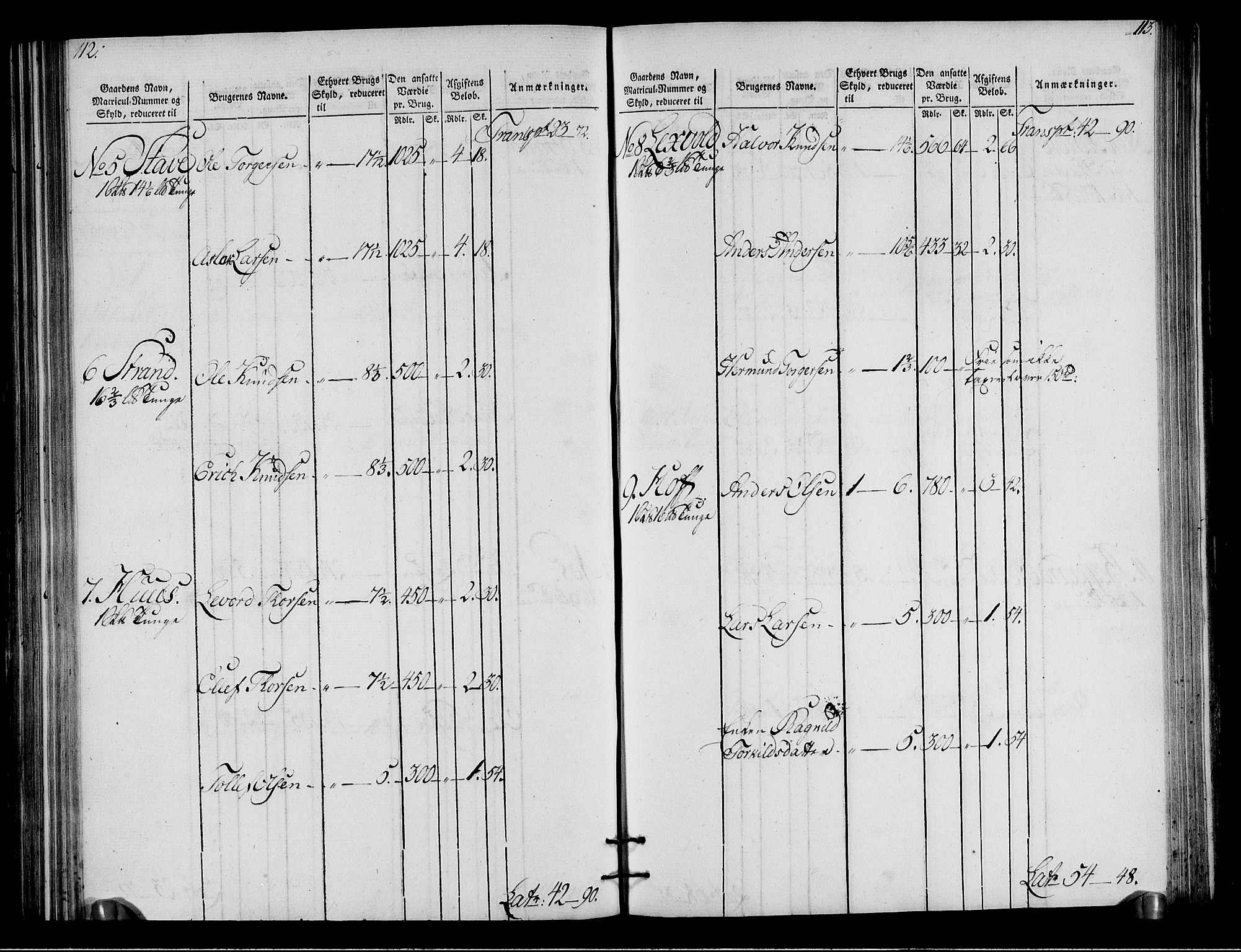 Rentekammeret inntil 1814, Realistisk ordnet avdeling, AV/RA-EA-4070/N/Ne/Nea/L0050: Ringerike og Hallingdal fogderi. Oppebørselsregister for Hallingdal, 1803-1804, p. 60