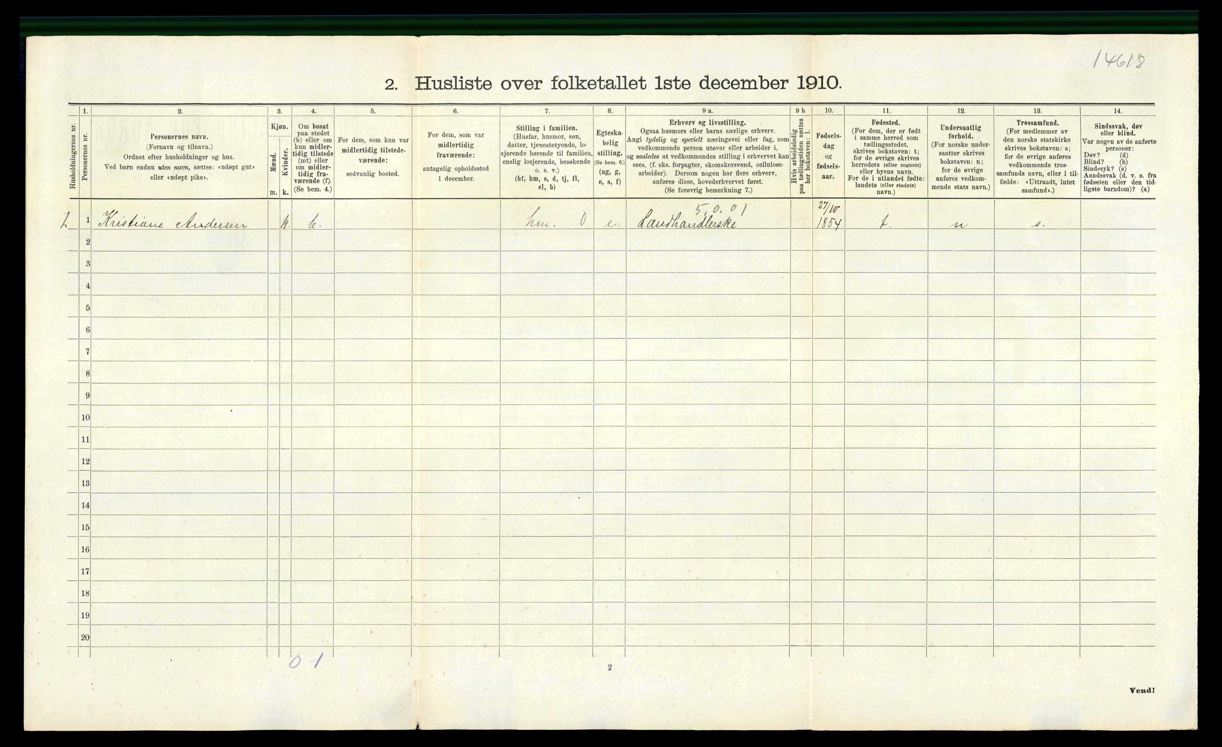 RA, 1910 census for Nøtterøy, 1910, p. 2073