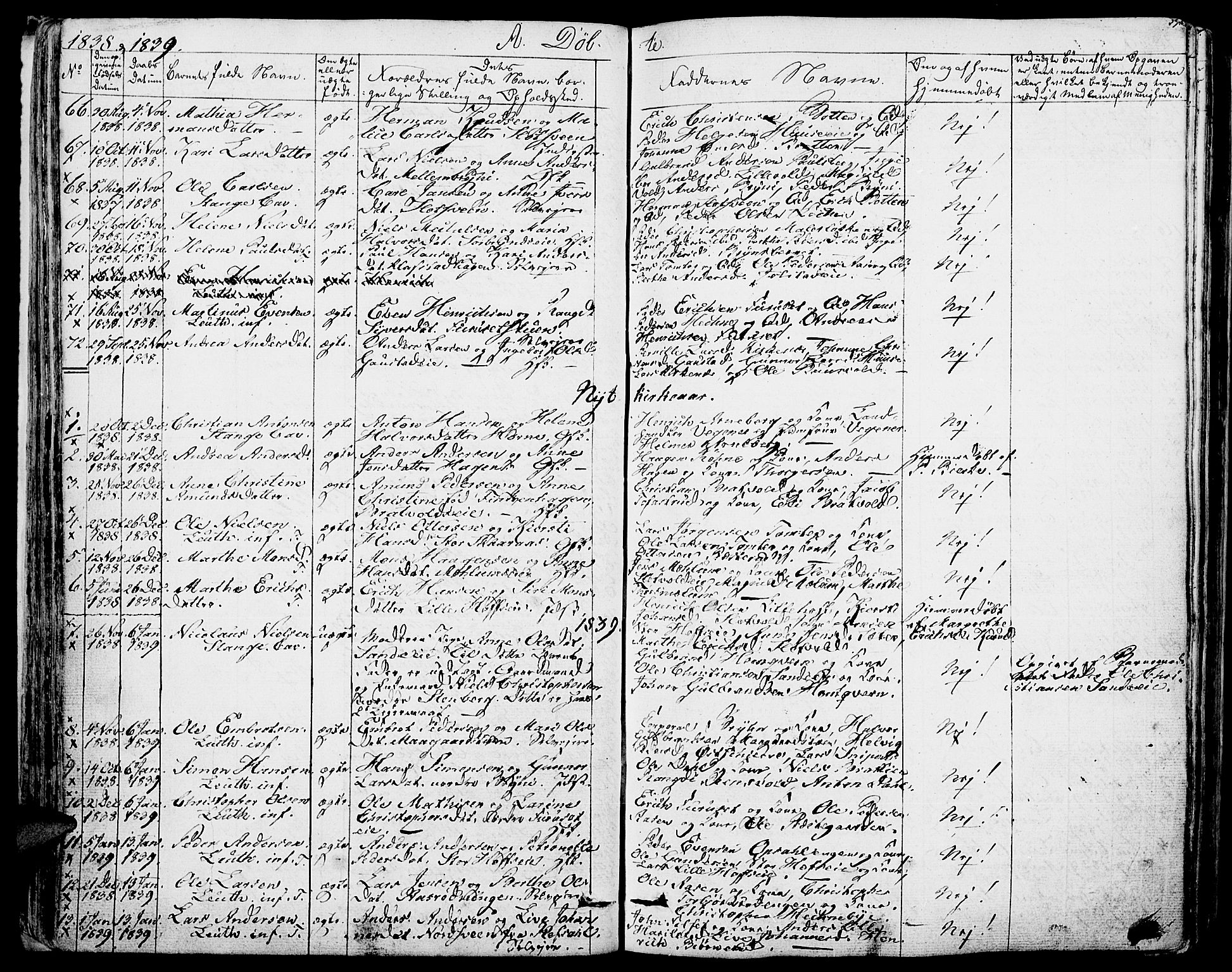 Romedal prestekontor, AV/SAH-PREST-004/K/L0003: Parish register (official) no. 3, 1829-1846, p. 59