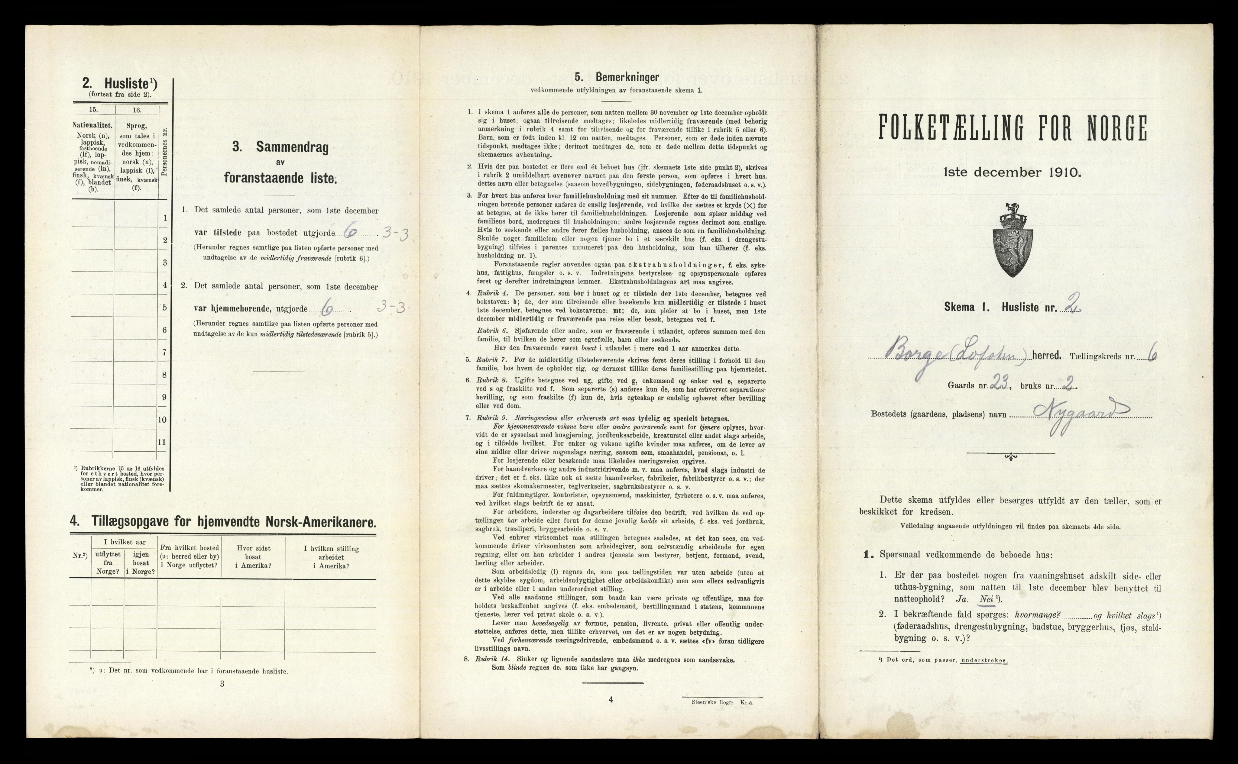 RA, 1910 census for Borge, 1910, p. 567