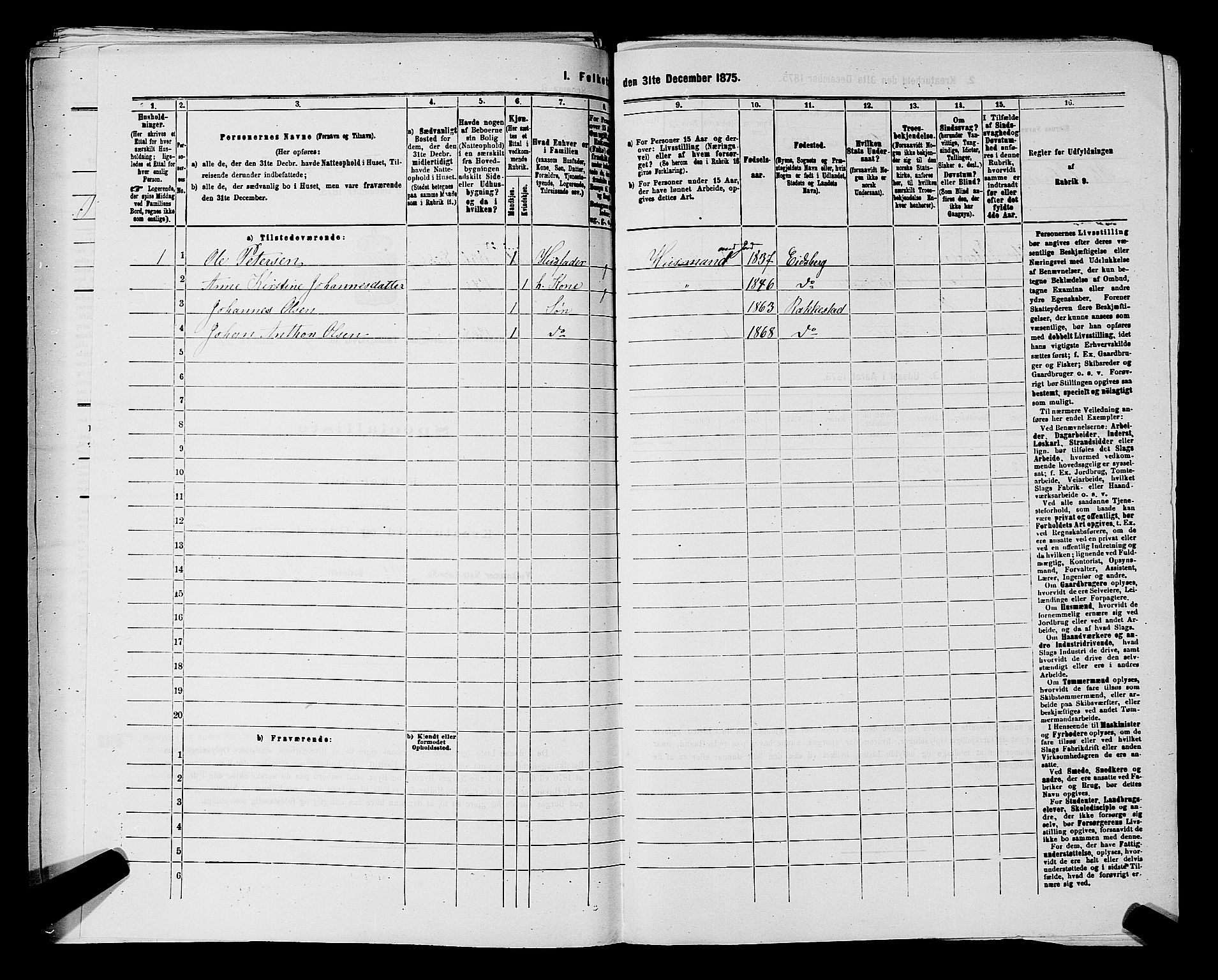 RA, 1875 census for 0128P Rakkestad, 1875, p. 597