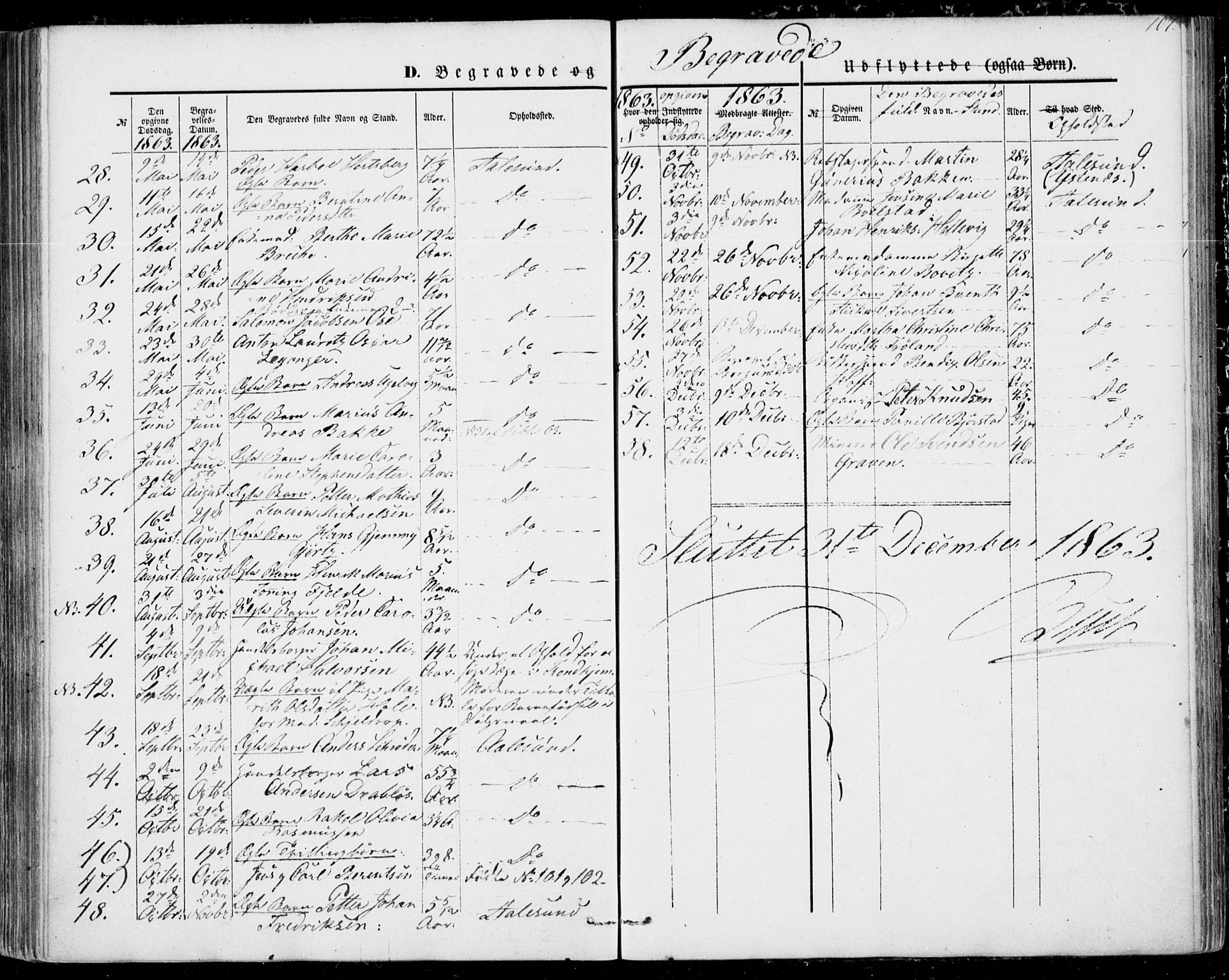 Ministerialprotokoller, klokkerbøker og fødselsregistre - Møre og Romsdal, AV/SAT-A-1454/529/L0451: Parish register (official) no. 529A01, 1855-1863, p. 107