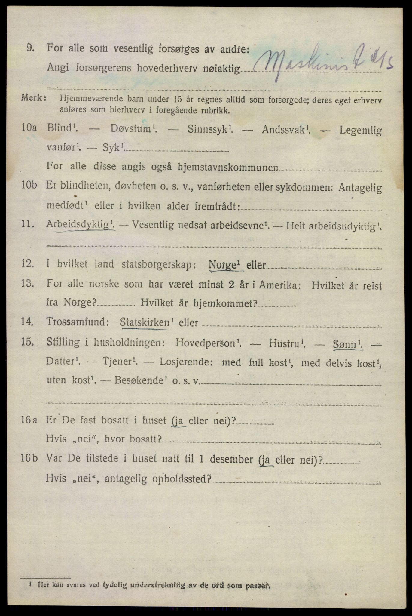 SAKO, 1920 census for Sandeherred, 1920, p. 11067