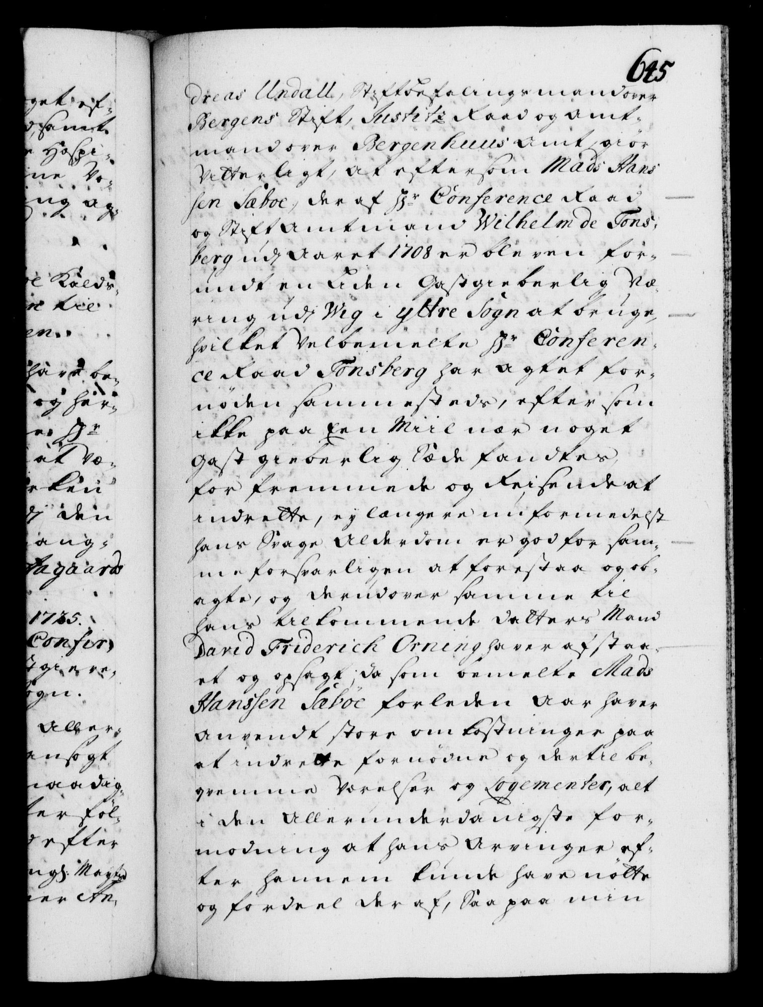 Danske Kanselli 1572-1799, AV/RA-EA-3023/F/Fc/Fca/Fcaa/L0024: Norske registre, 1723-1725, p. 645a